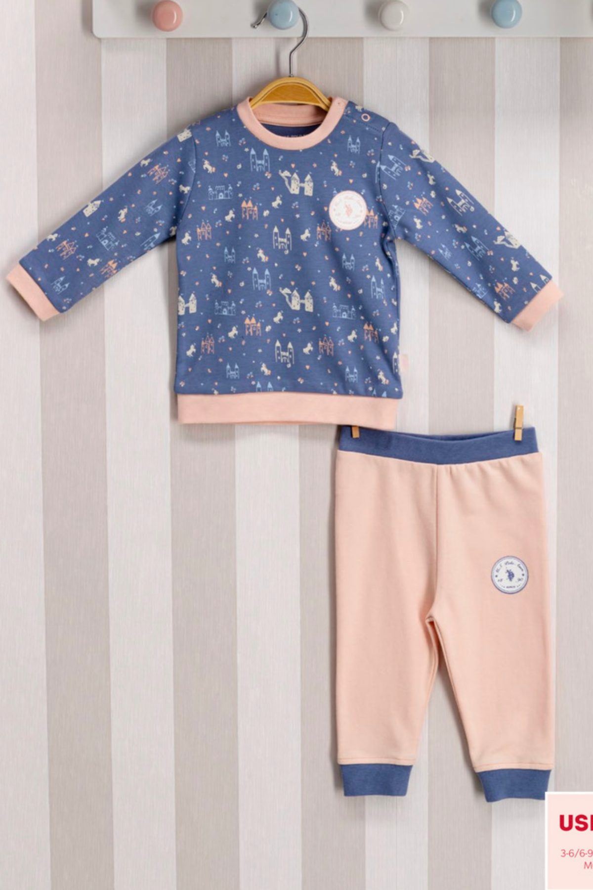 Us Polo ASSN Lisanslı Kız Bebek Takım Hause Kids