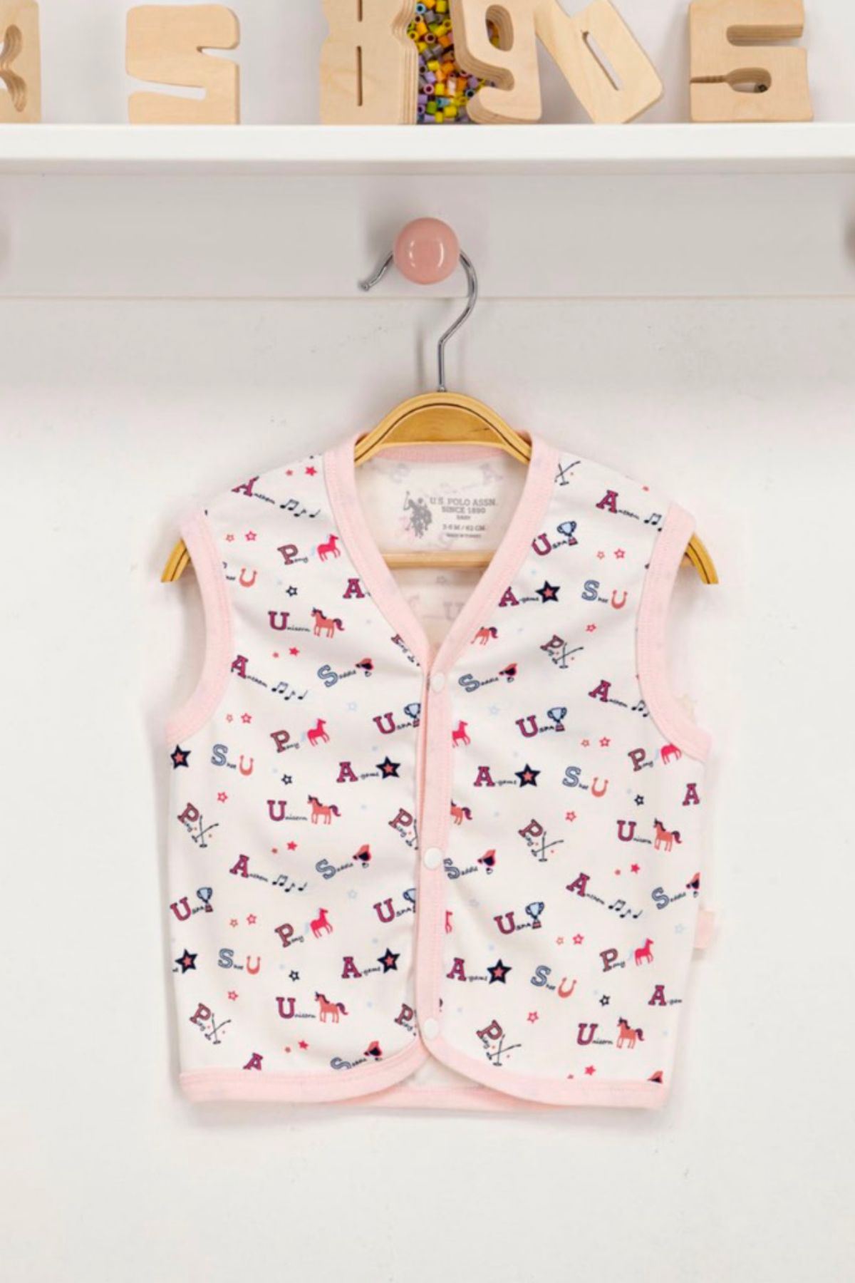 Us Polo ASSN Lisanslı Kız Bebek Yelek Hause Kids