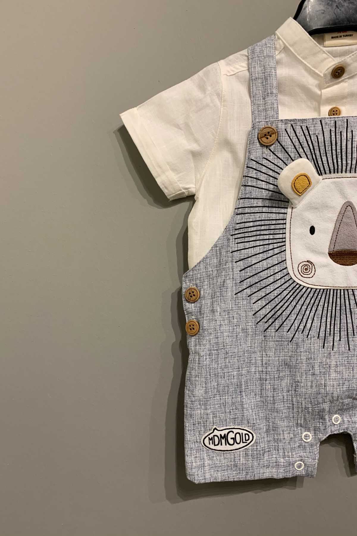 Salopet Erkek Bebek Takım Laci Hause Kids Salopet Erkek Bebek Takım Laci Hause Kids