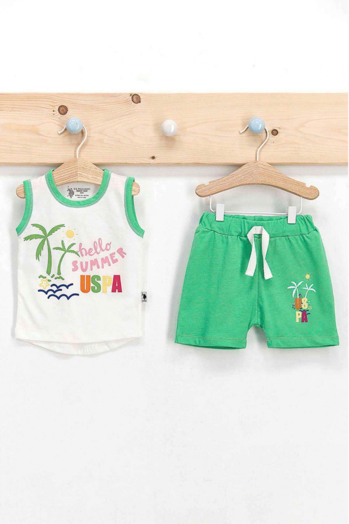 Us Polo ASSN Lisanslı Summer Erkek Bebek Takım Hause Kids