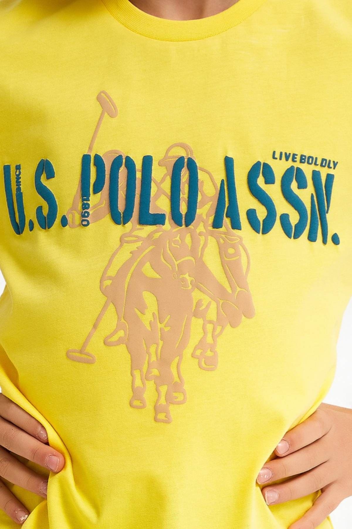 4-15  Yaş Us Polo ASSN Lisanslı Hearted Takım - Sarı