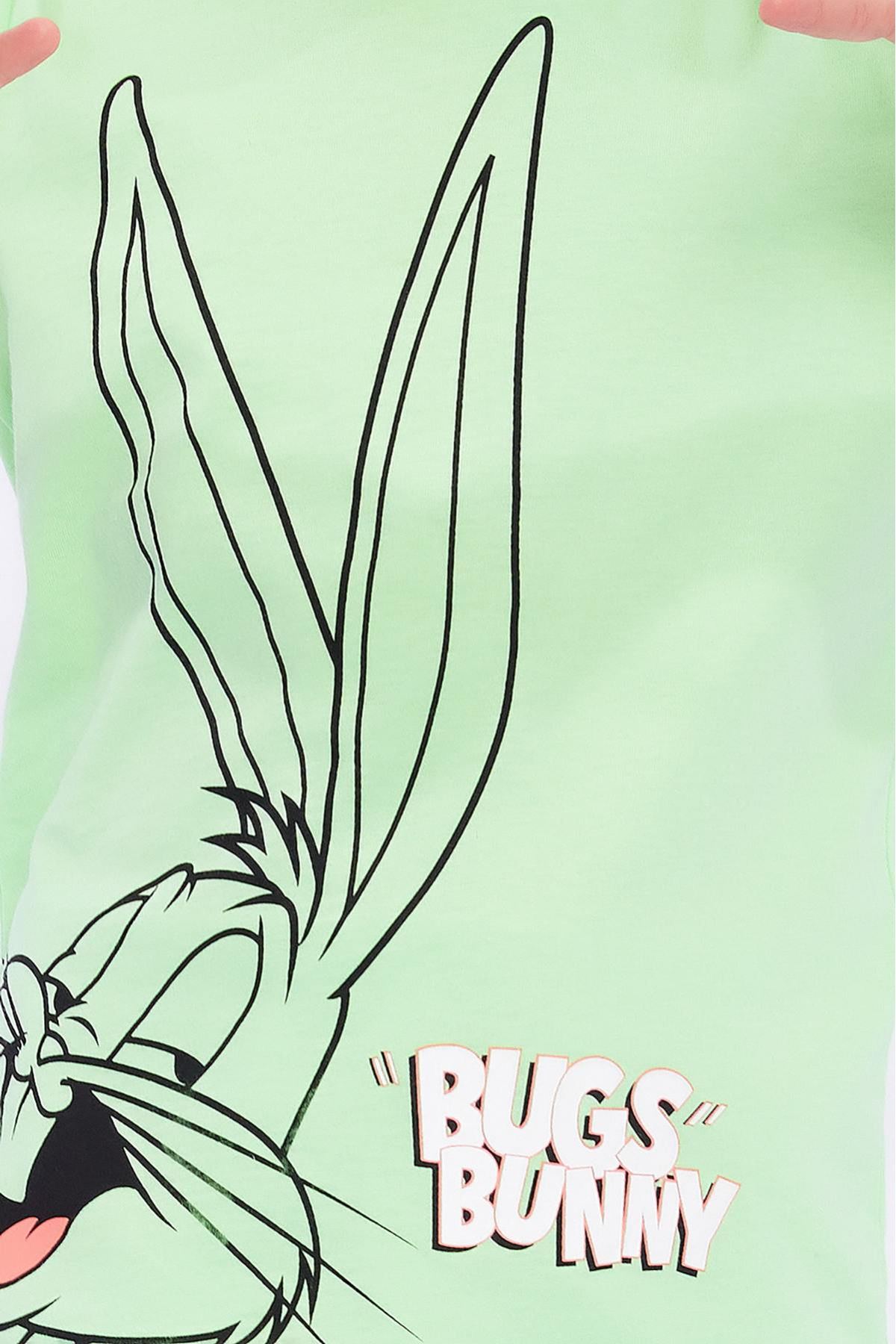 3-9 Yaş Bugs Bunny Kapri Takım - Yeşil