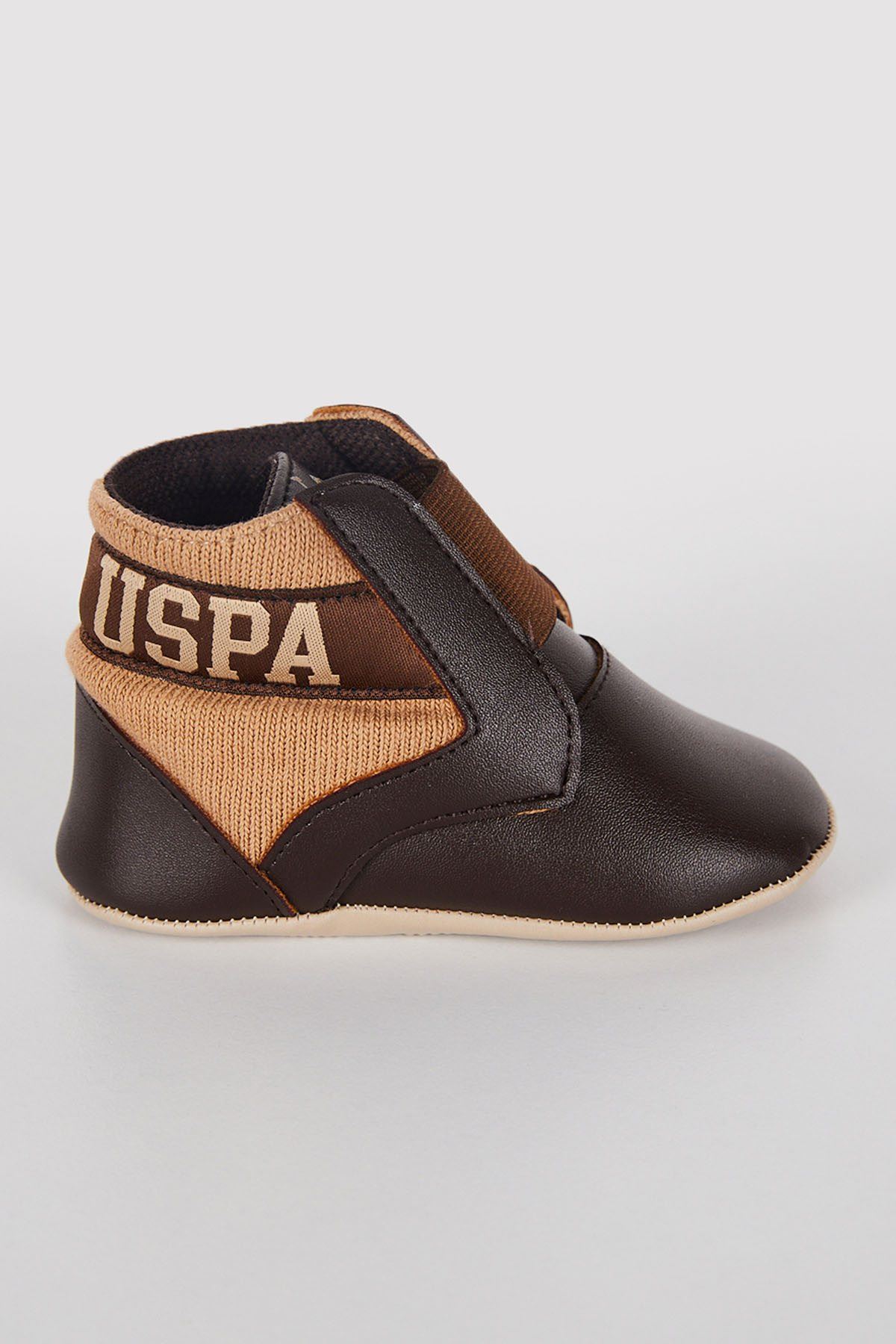 Us Polo Assn Lisanslı Erkek Bebek Ayakkabı - Kahverengi