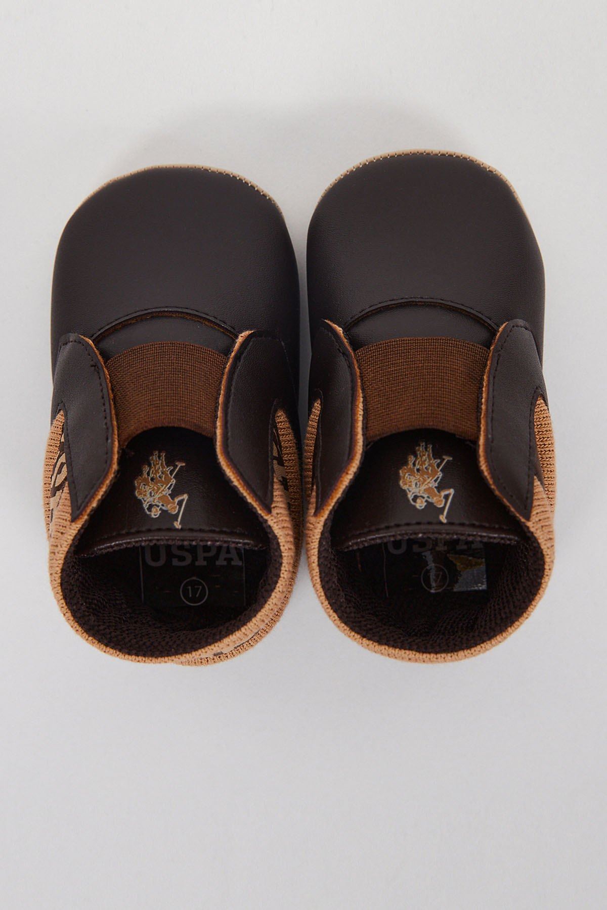 Us Polo Assn Lisanslı Erkek Bebek Ayakkabı - Kahverengi