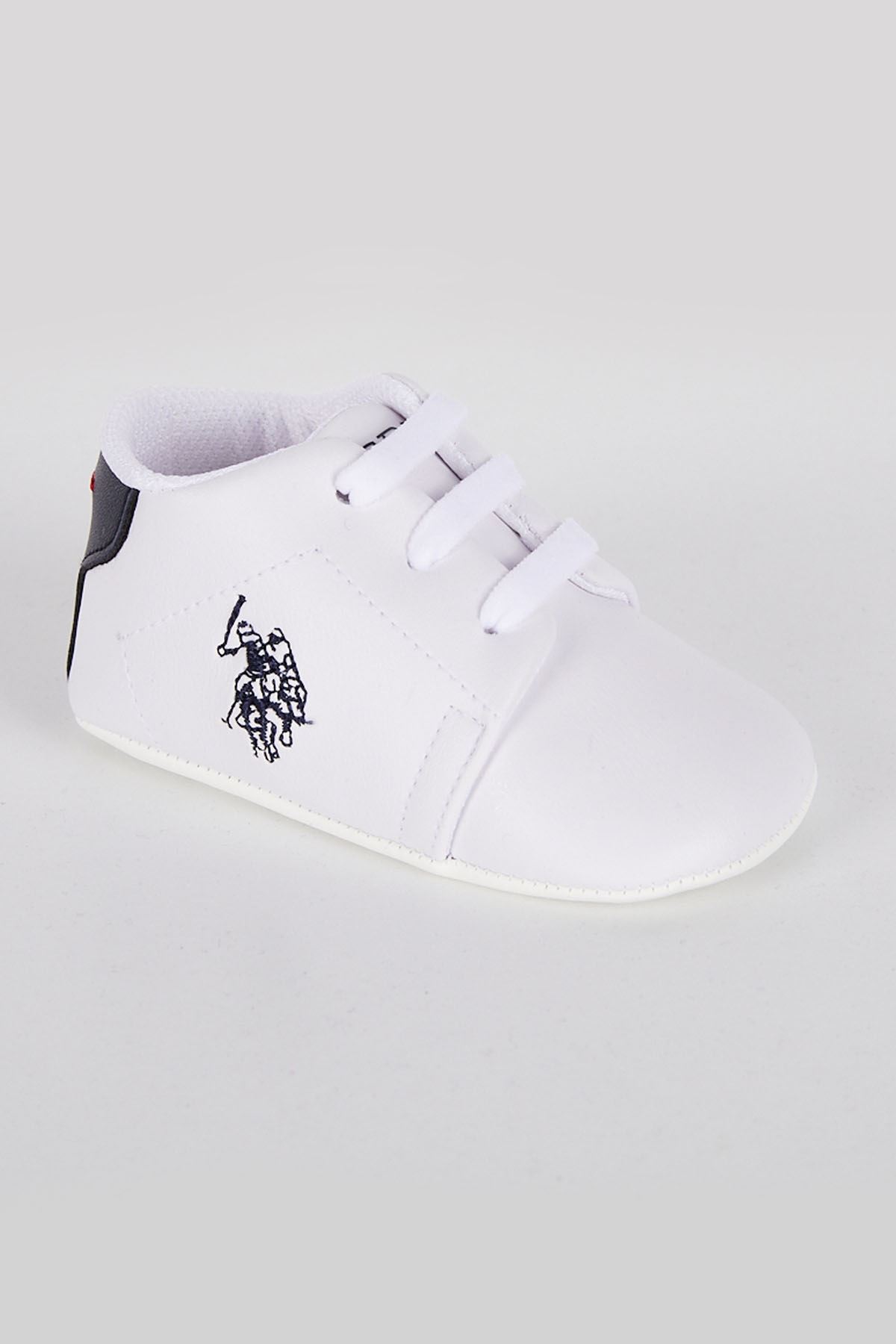 Us Polo Assn Lisanslı Erkek Bebek Ayakkabı - Beyaz
