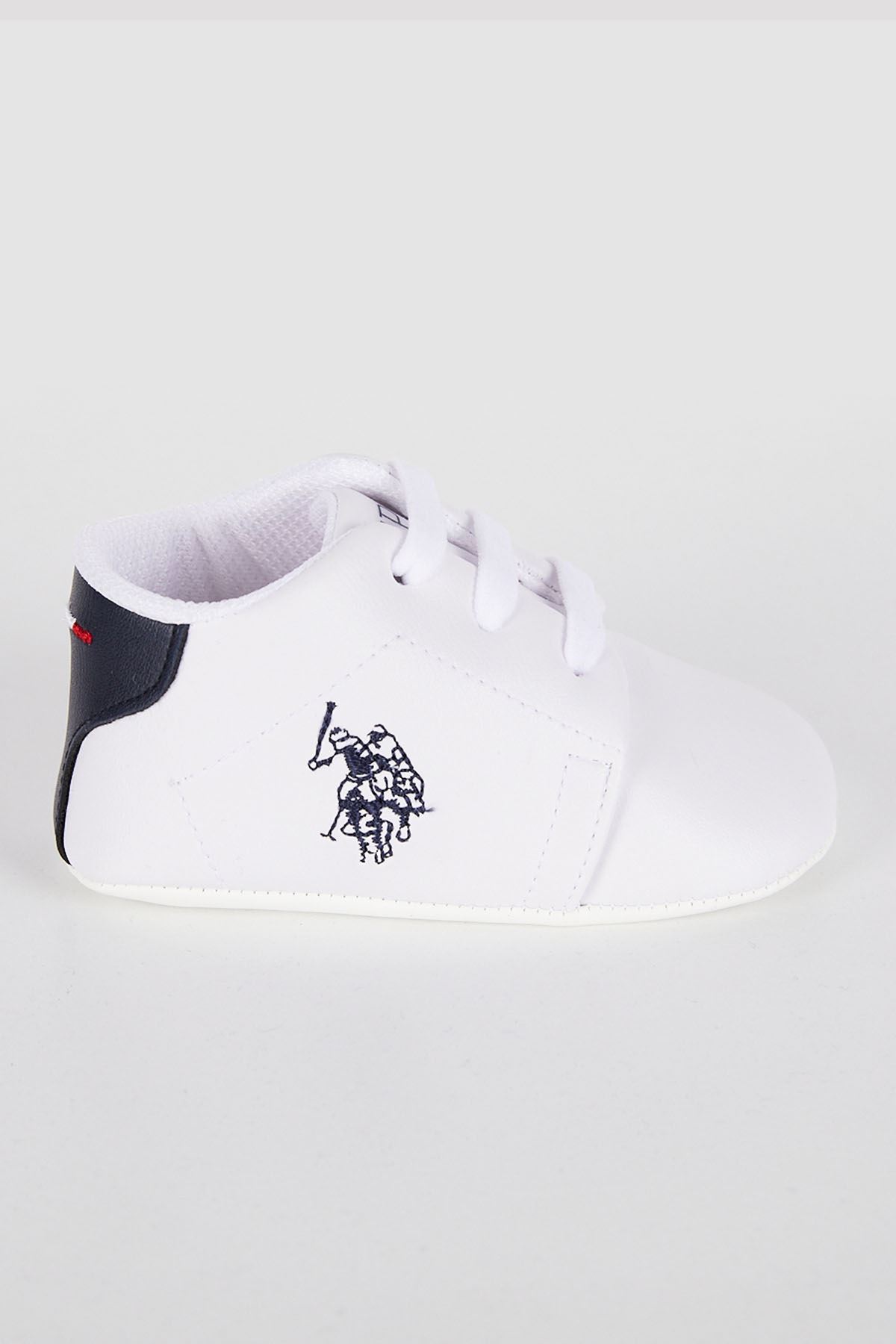 Us Polo Assn Lisanslı Erkek Bebek Ayakkabı - Beyaz