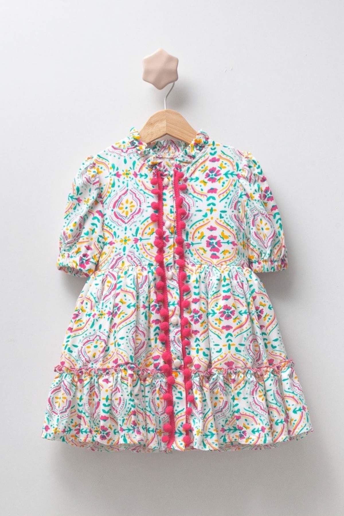 2-5 Yaş Gabrıel Kız Çocuk Elbise -Mint