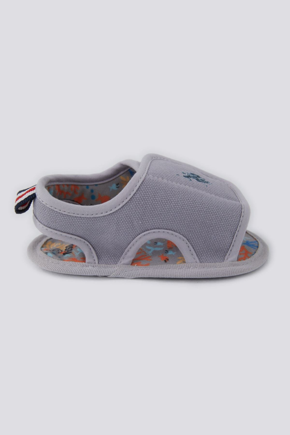 Soft Texture Lisanslı Us Polo Assn Erkek Bebek Ayakkabı -Gri