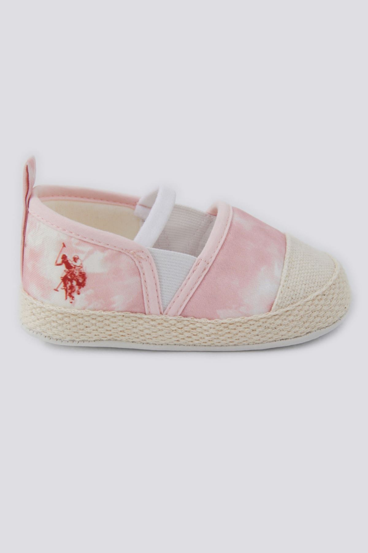 Soft Texture Lisanslı Us Polo Assn Kız Bebek Ayakkabı -Pudra
