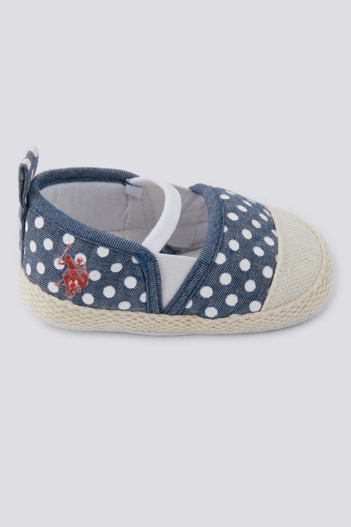 Soft Texture Lisanslı Us Polo Assn Kız Bebek Ayakkabı -Puantiyeli