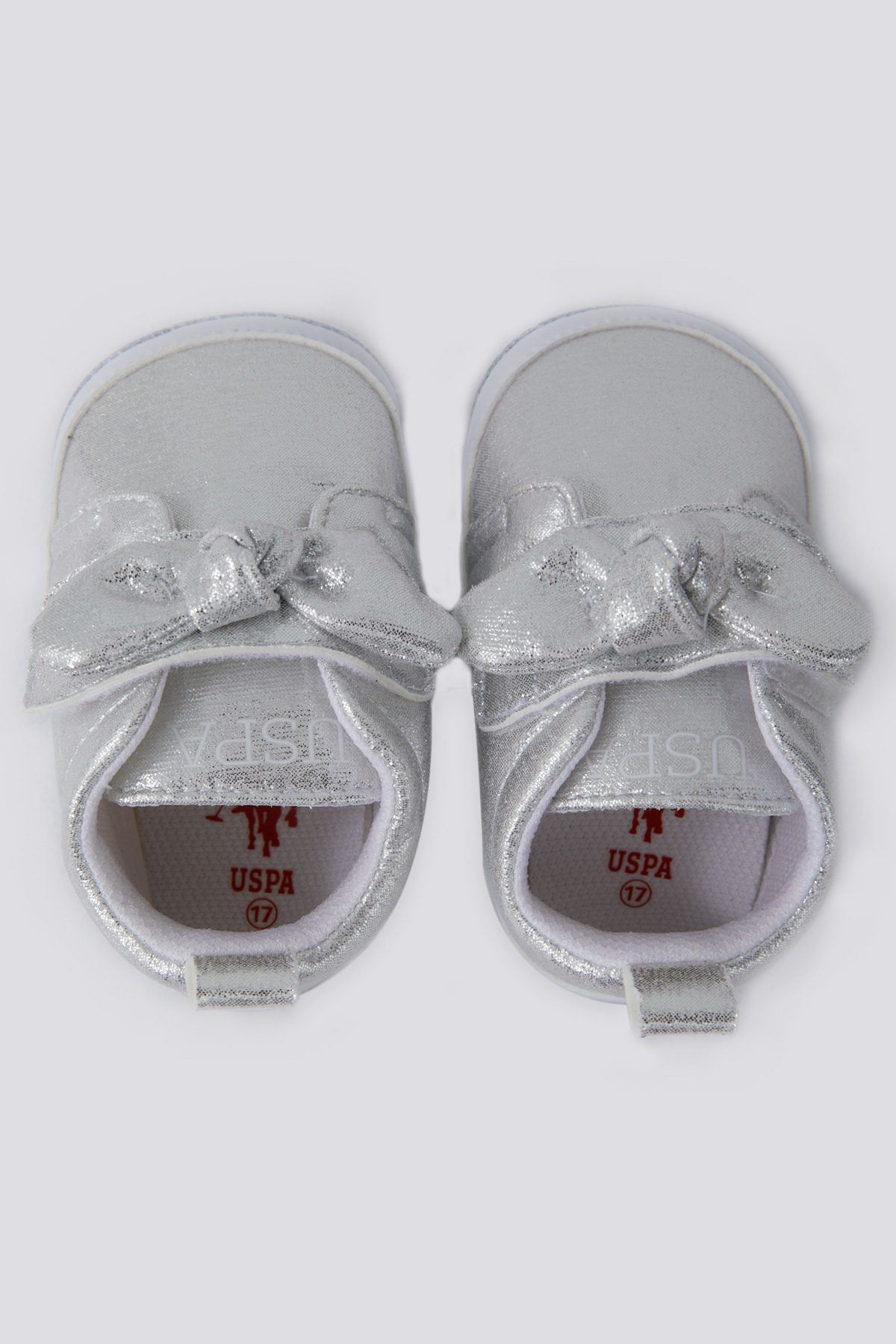 Soft Texture Lisanslı Us Polo Assn Kız Bebek Ayakkabı -Gümüş