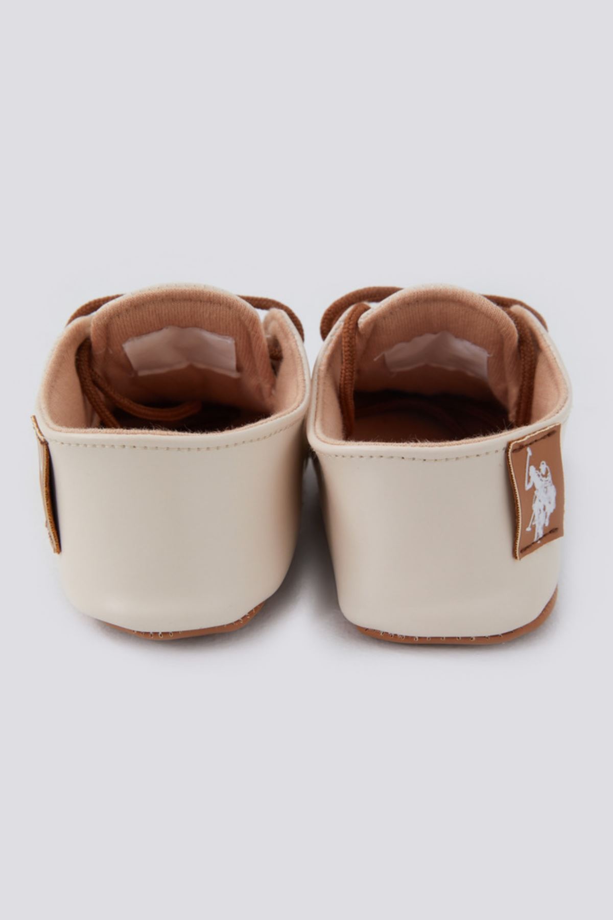 Soft Texture Lisanslı Us Polo Assn Erkek Bebek Ayakkabı -Krem