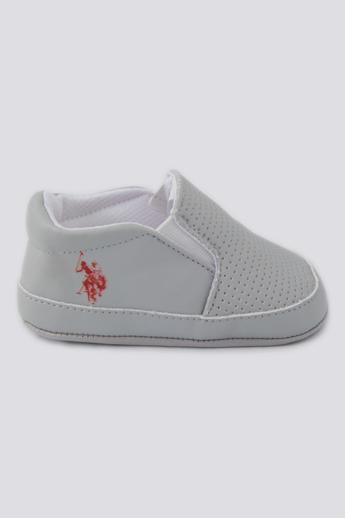 Soft Texture Lisanslı Us Polo Assn Erkek Bebek Ayakkabı -Gri