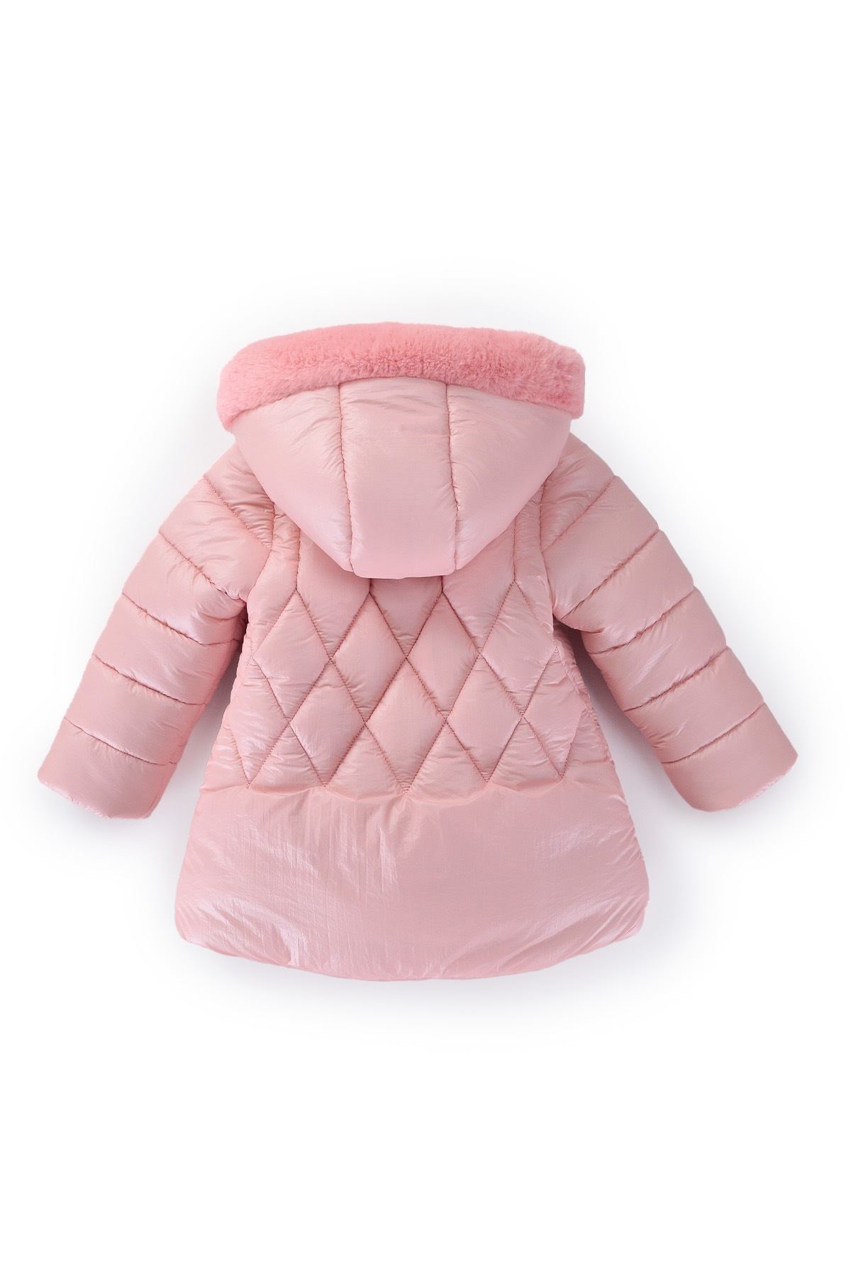 6-10 Yaş Wrıtten Fashion Kız Çocuk Mont - Pembe