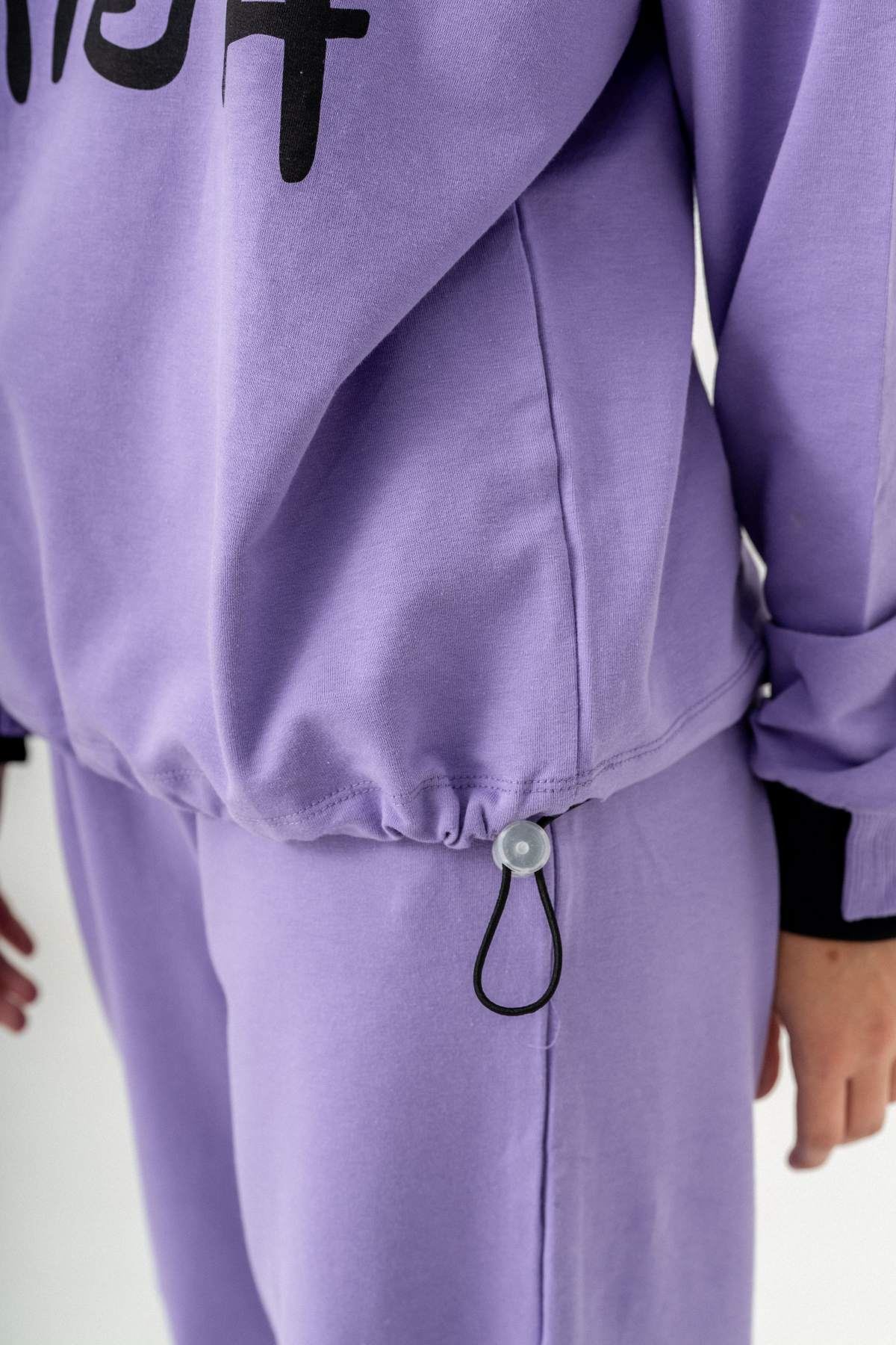 8-14 Yaş Mussness Cool Kız Çocuk Takım -Lila-