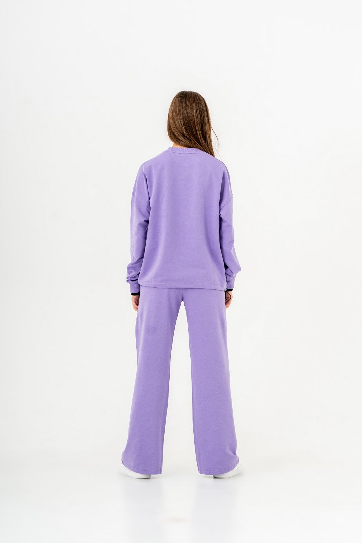 8-14 Yaş Mussness Cool Kız Çocuk Takım -Lila-