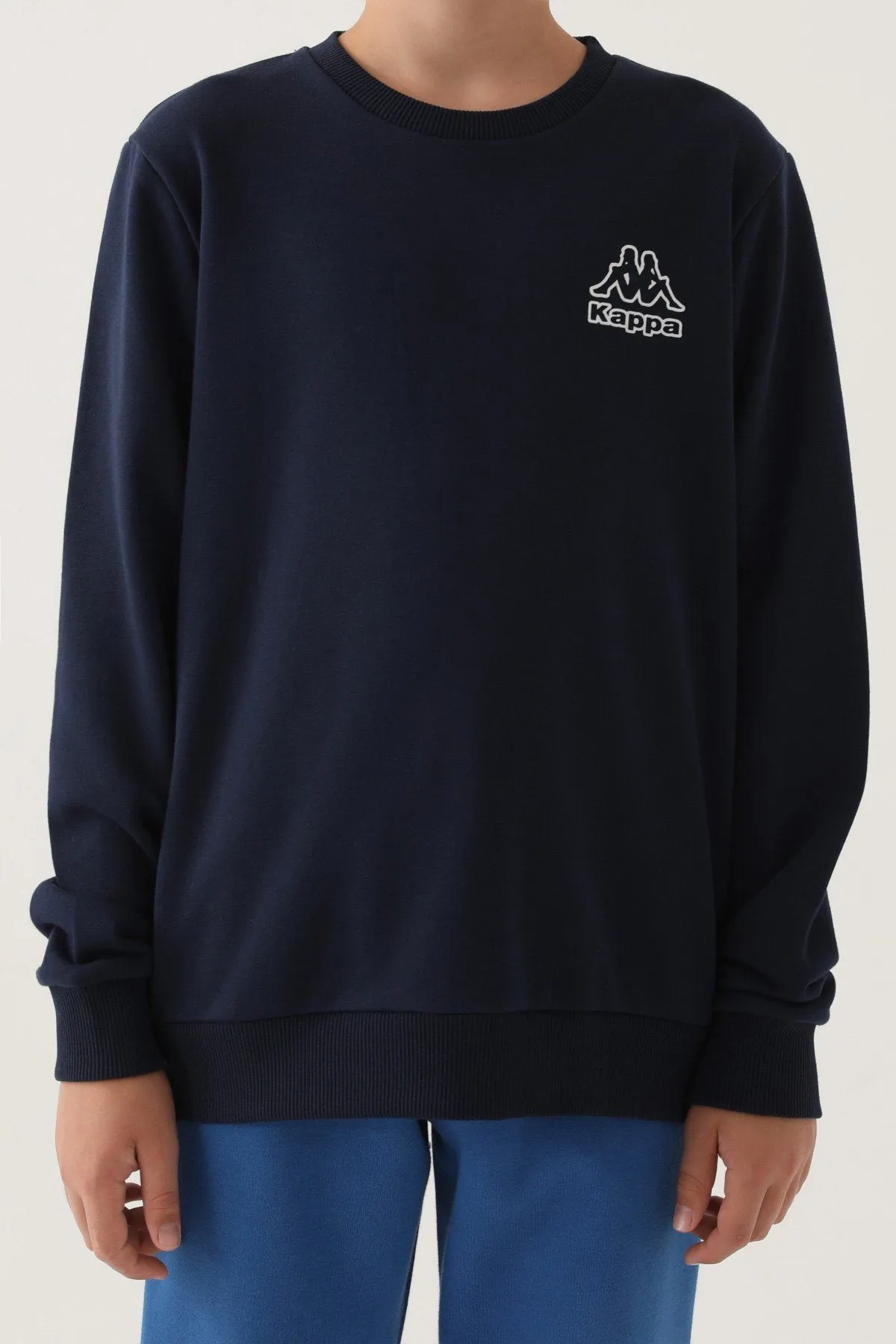 7-16 Yaş KAPPA Erkek Çocuk Sweat -Lacivert-