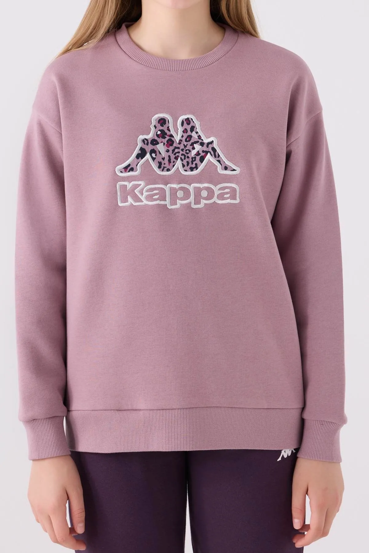 5-16 Yaş KAPPA Kız Çocuk Sweat -Leylak-