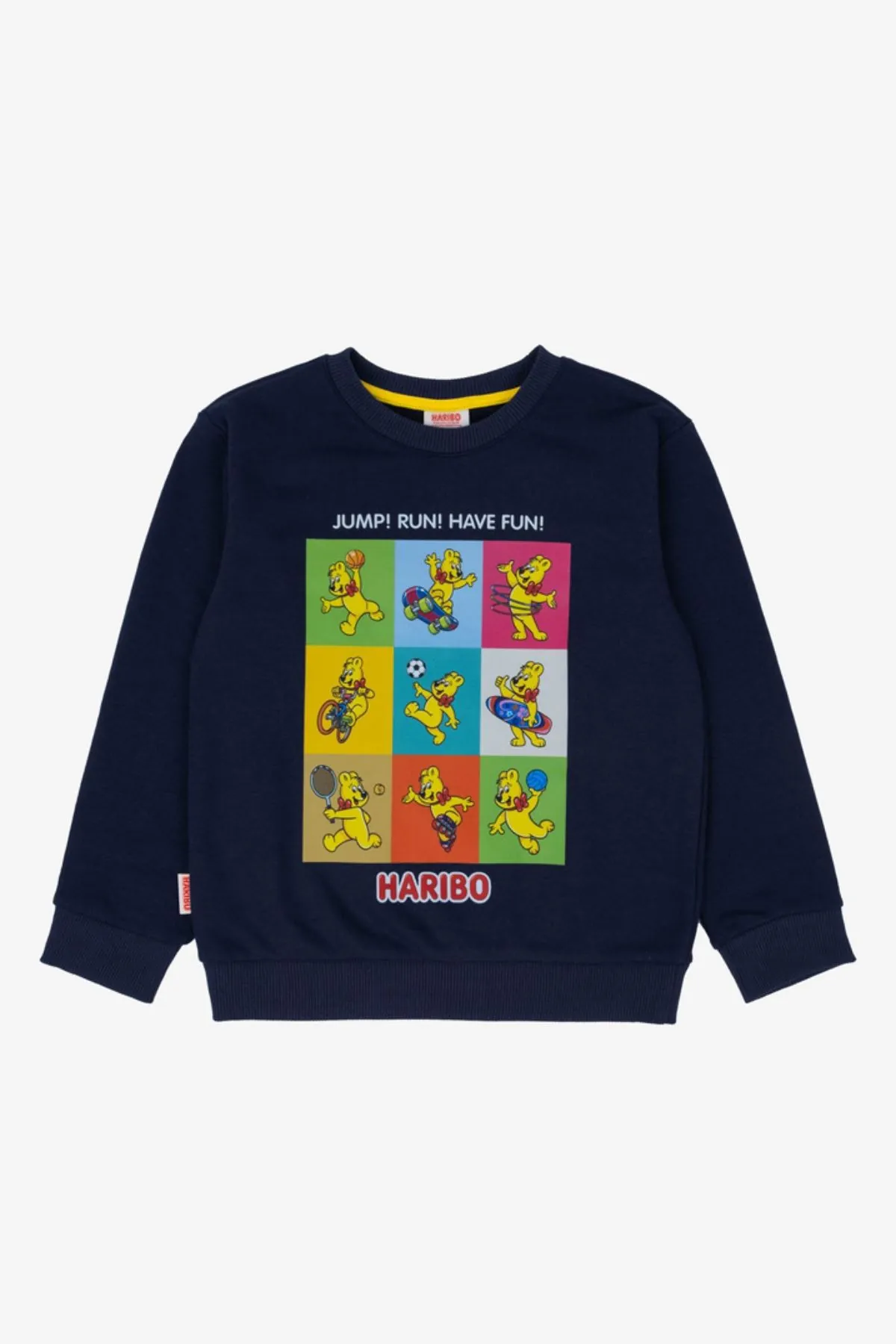 3-10 Yaş Lisanslı Haribo Unısex Çocuk Sweat -Siyah-