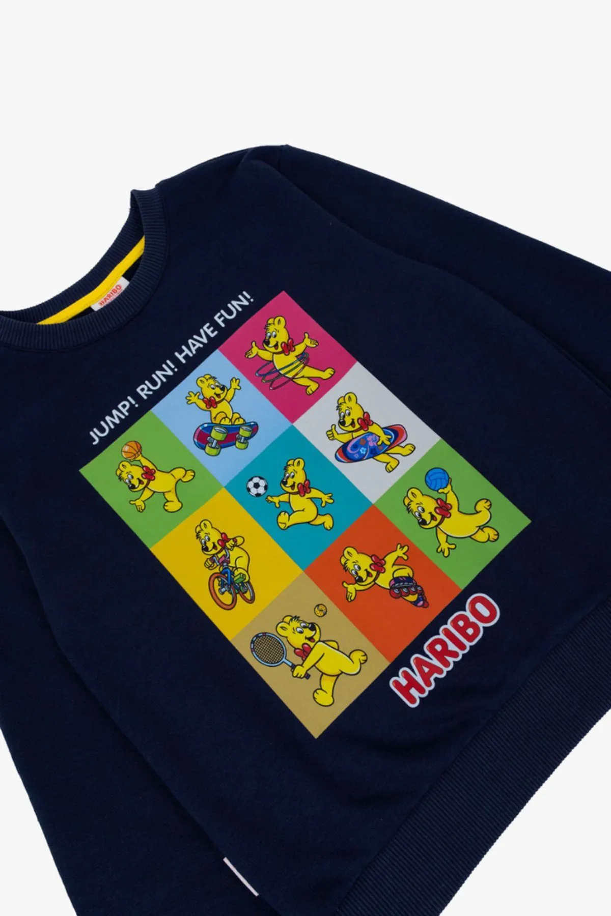 3-10 Yaş Lisanslı Haribo Unısex Çocuk Sweat -Siyah-