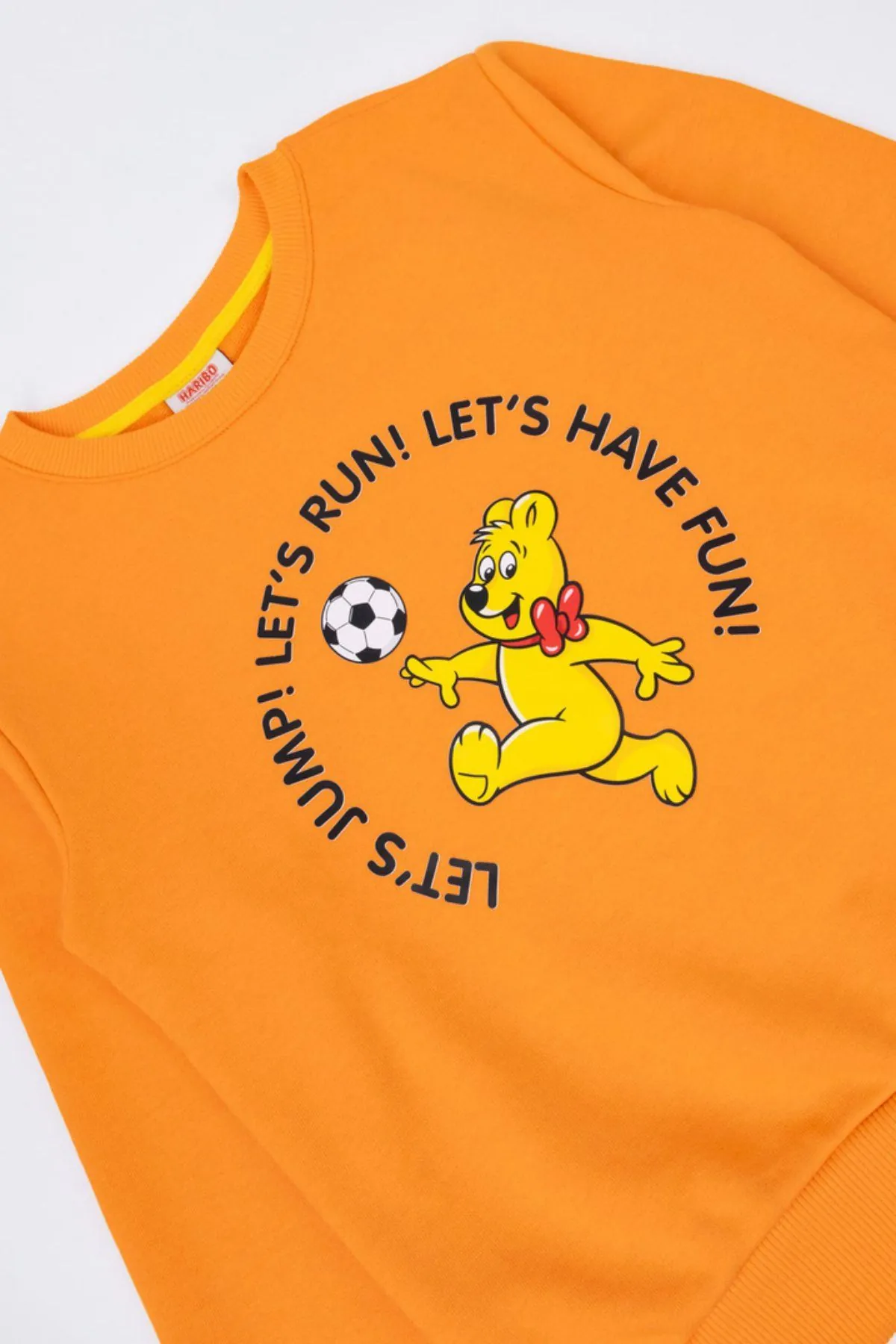 3-10 Yaş Lisanslı Haribo Unısex Çocuk Sweat -Turuncu-