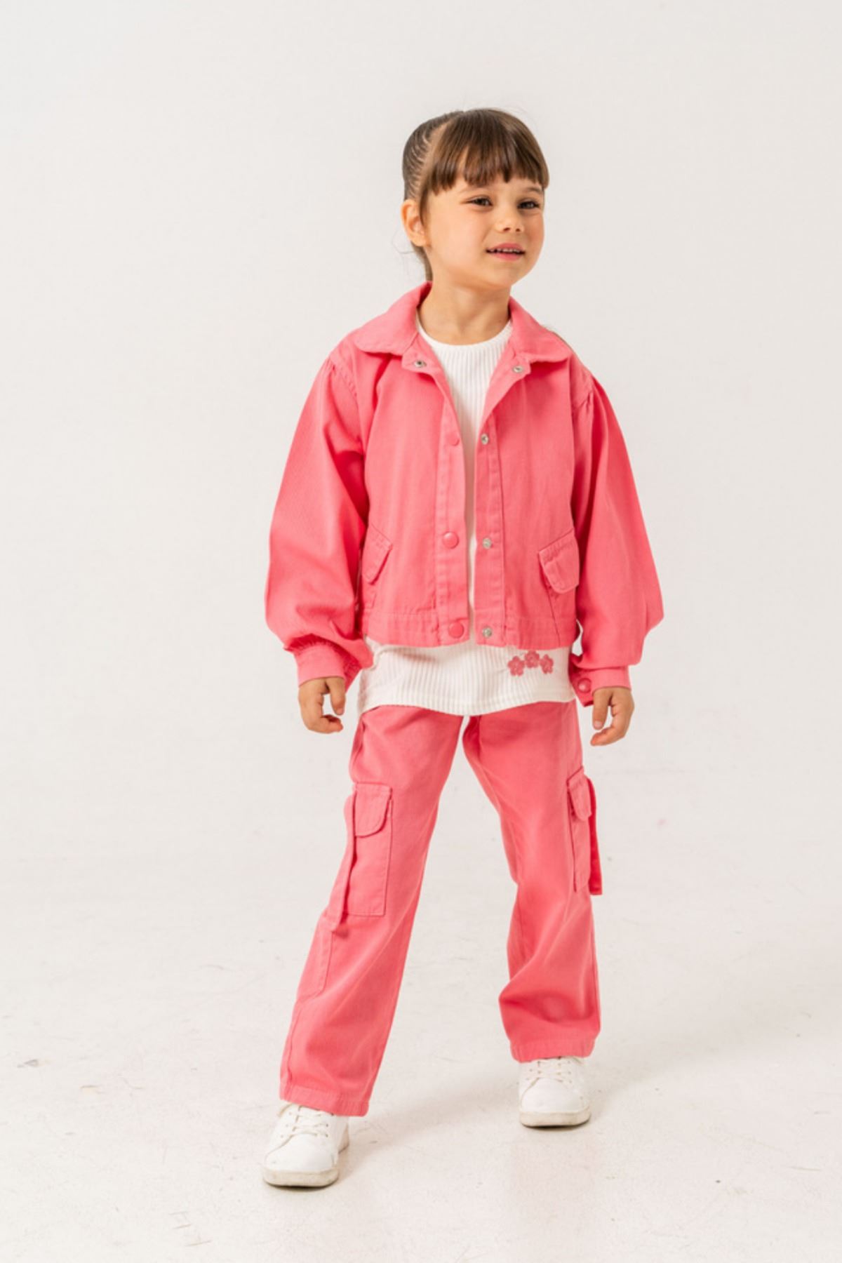 6-9 Yaş Sa Calobra Kız Çocuk 3'Lü Takım -Fuşya-