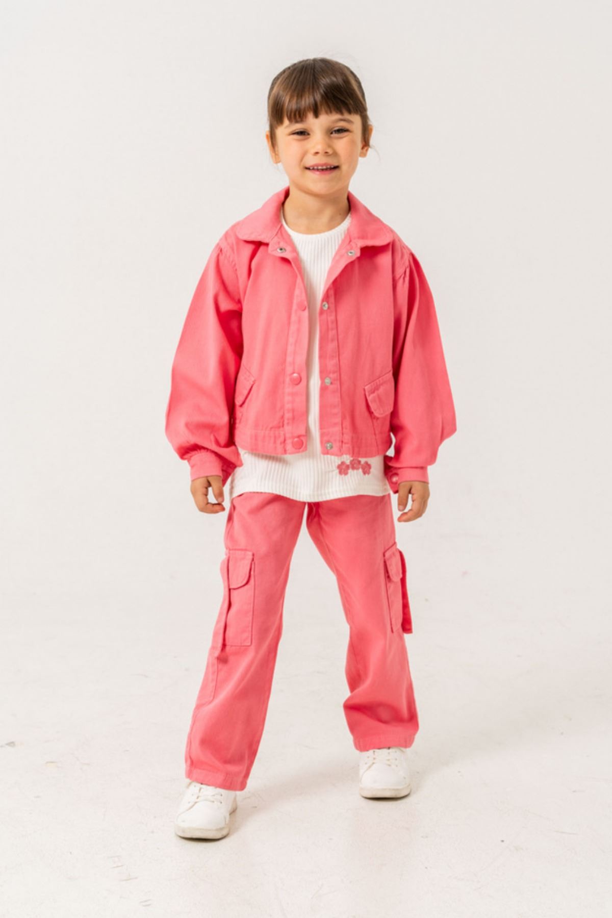 6-9 Yaş Sa Calobra Kız Çocuk 3'Lü Takım -Fuşya-