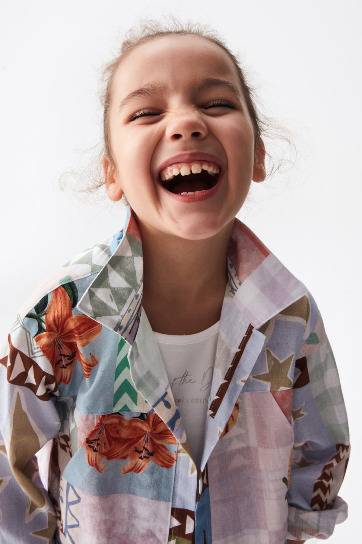 4-8 Yaş Adı Şahane Kız Çocuk 3'Lü Takım -Renkli-