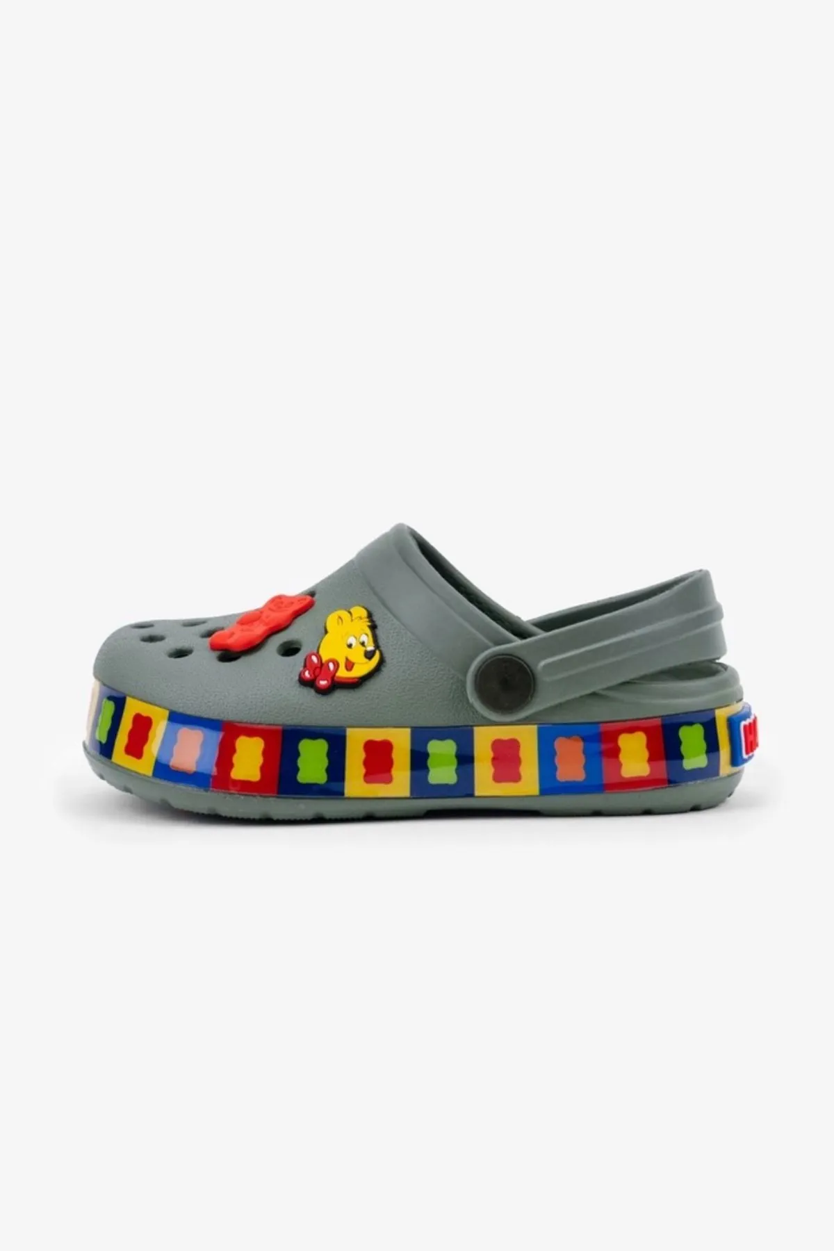 25-35 Numara Lisanslı Haribo Çocuk Akıllı Taban Sandalet-Haki