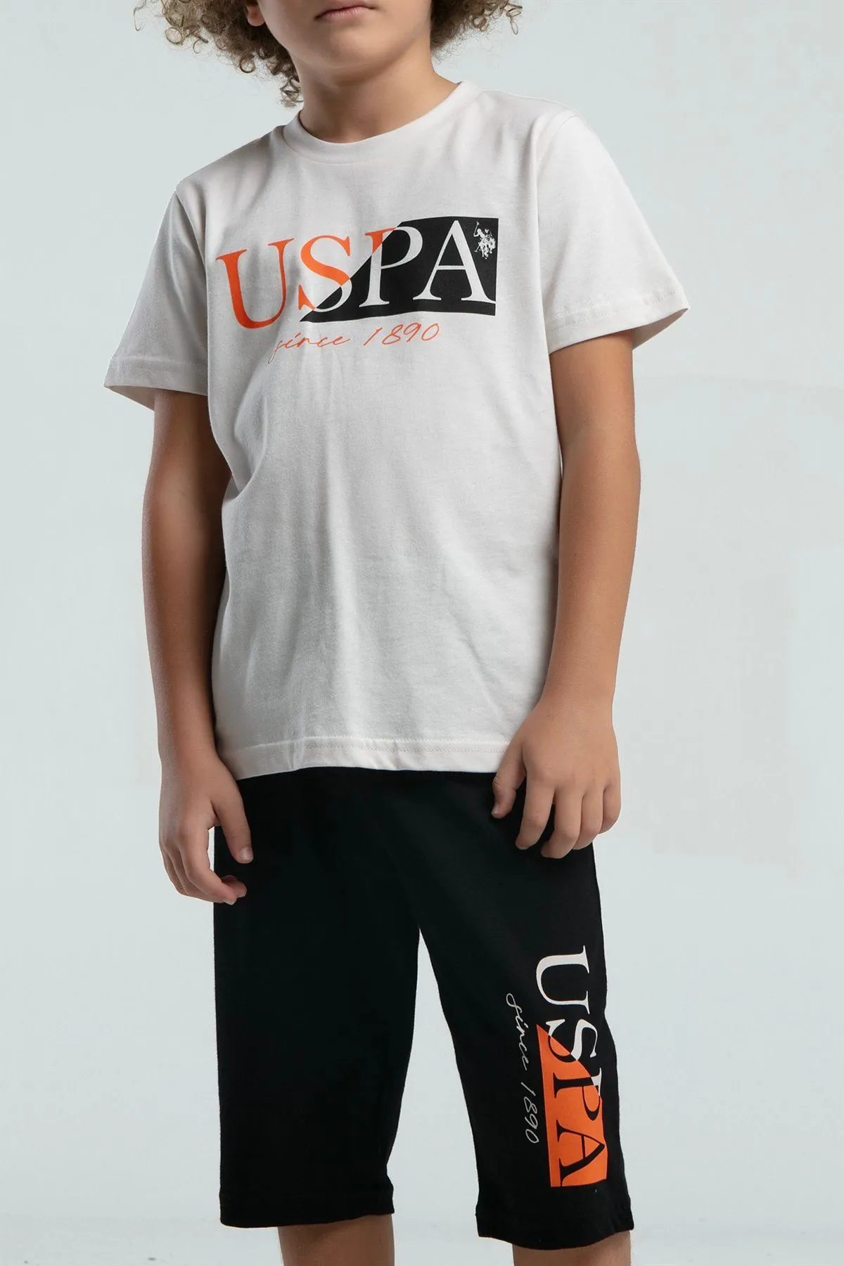 4-15 Yaş Lisanslı Us Polo ASSN Erkek Çocuk Takım-Taş