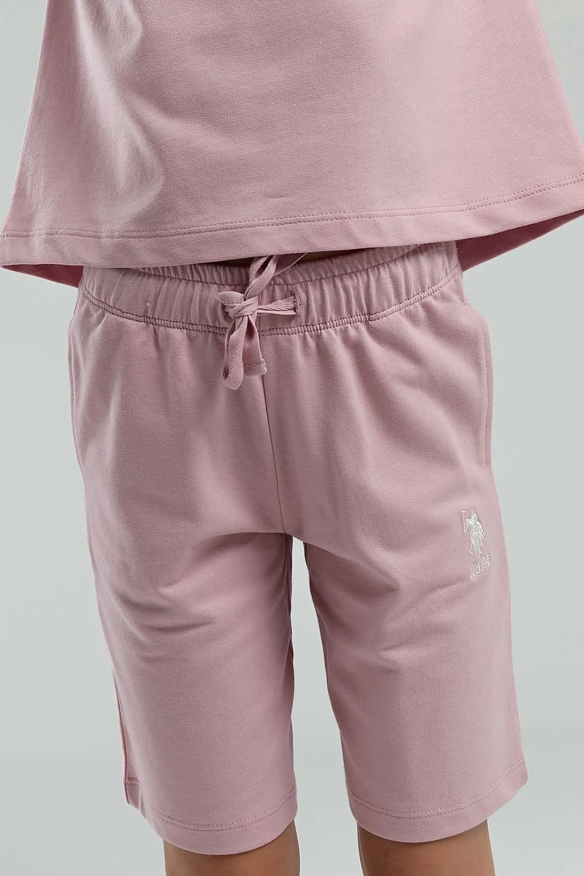 4-15 Yaş Lisanslı Us Polo ASSN Kız Çocuk Takım-Leylak