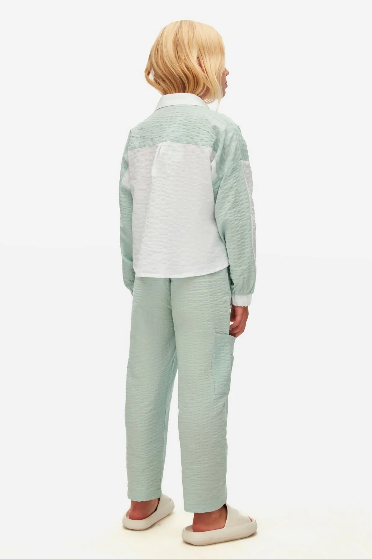 8-14 Yaş Orlando Designer Kız Çocuk Takım-Mint Yeşili