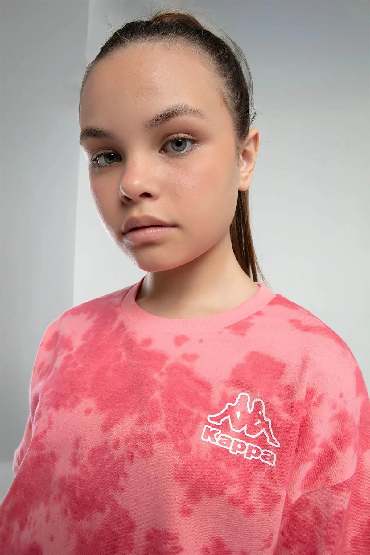 5-16 Yaş Lisanslı Kappa Kız Çocuk Takım-Pembe
