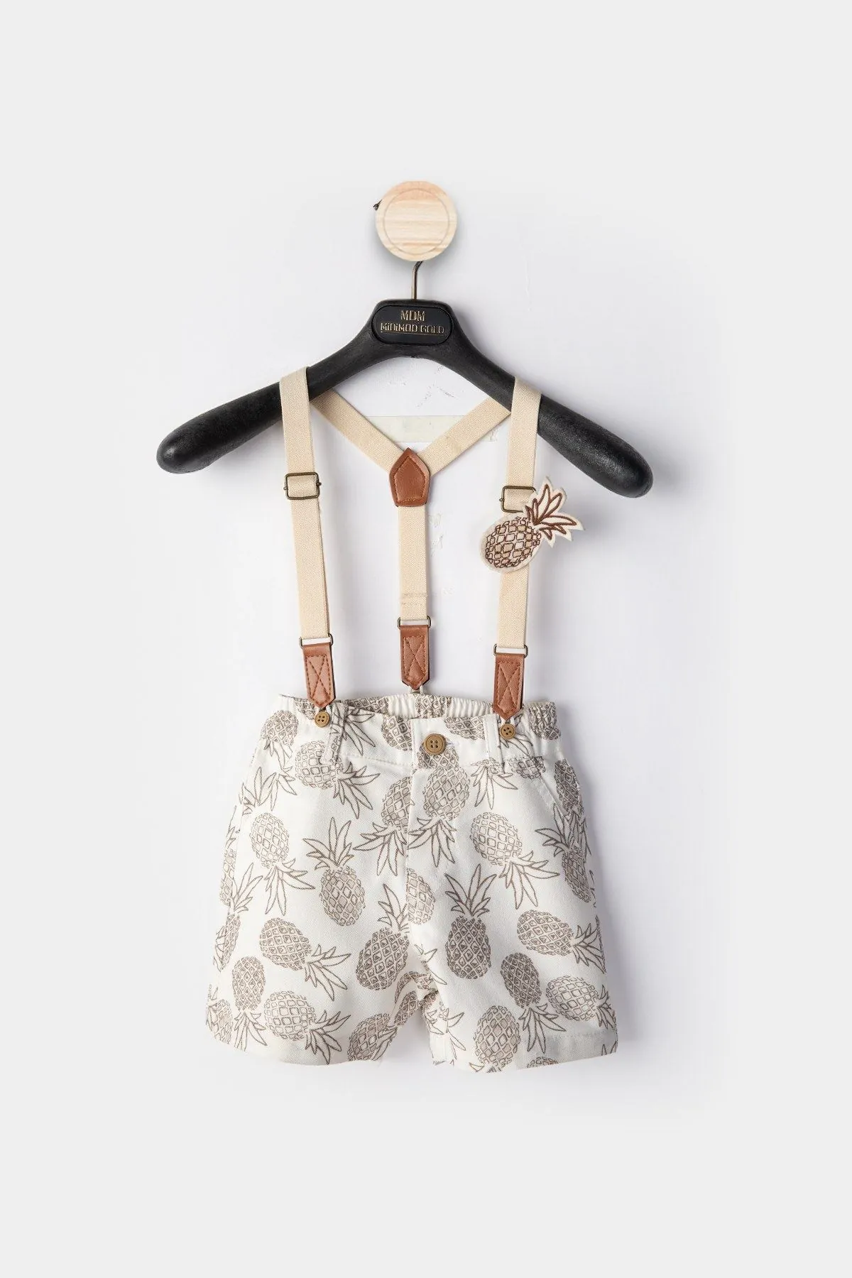 9-24 Aylık Ananas Design Erkek Bebek Takım-Latte