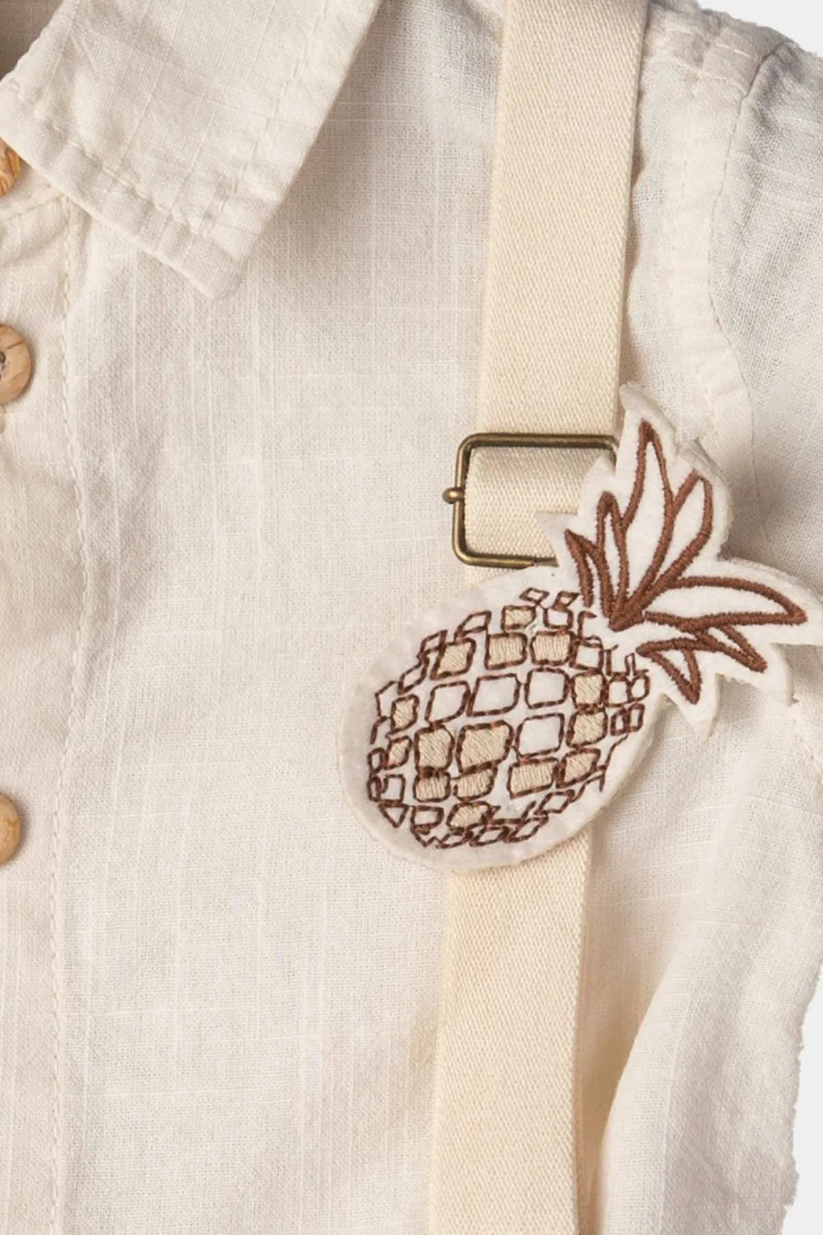 9-24 Aylık Ananas Design Erkek Bebek Takım-Latte