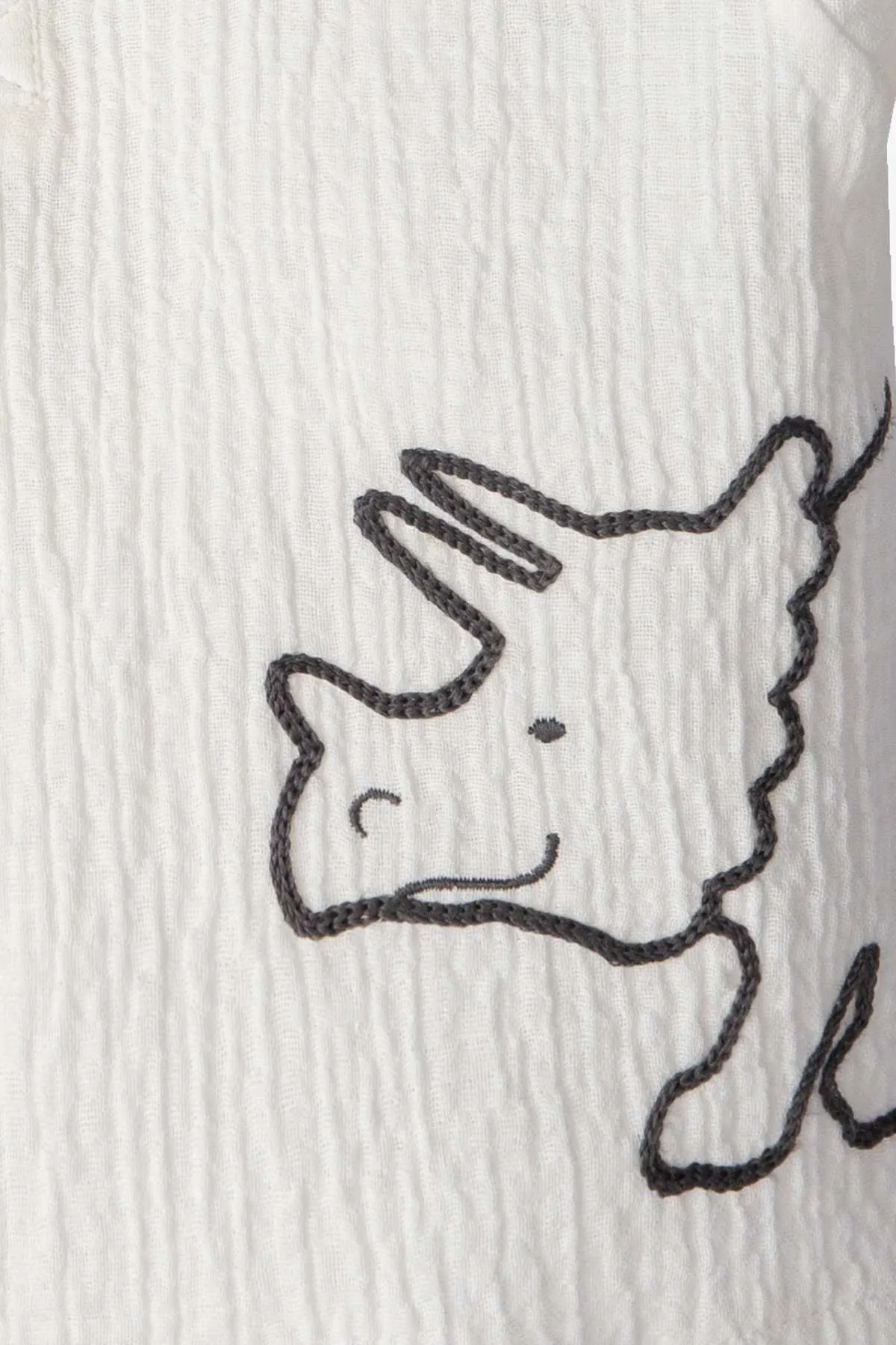 6-18 Aylık Dino Happy Animal Erkek Bebek Takım-Antrasit