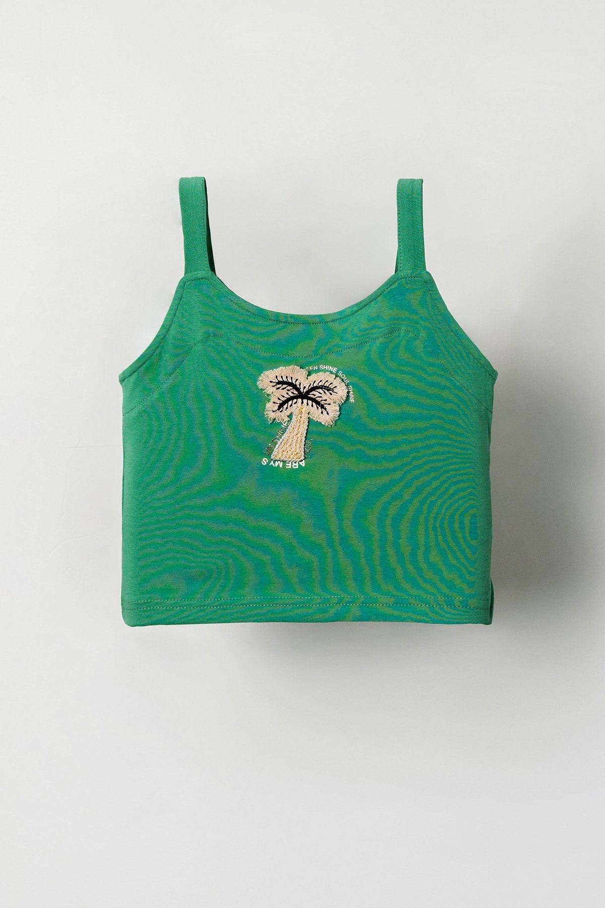 8-14 Yaş Miami Lavin Kız Çocuk T-Shirt-Yeşil