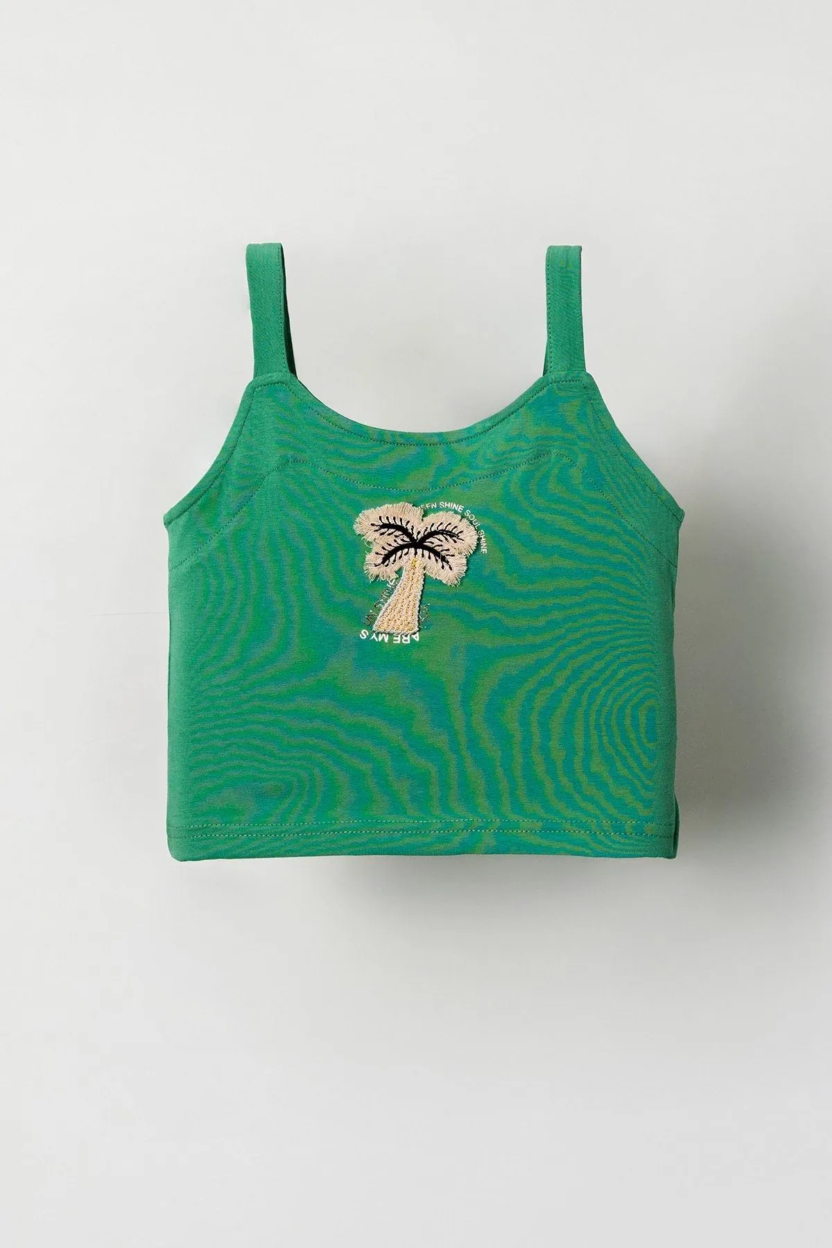8-14 Yaş Miami Lavin Kız Çocuk T-Shirt-Yeşil