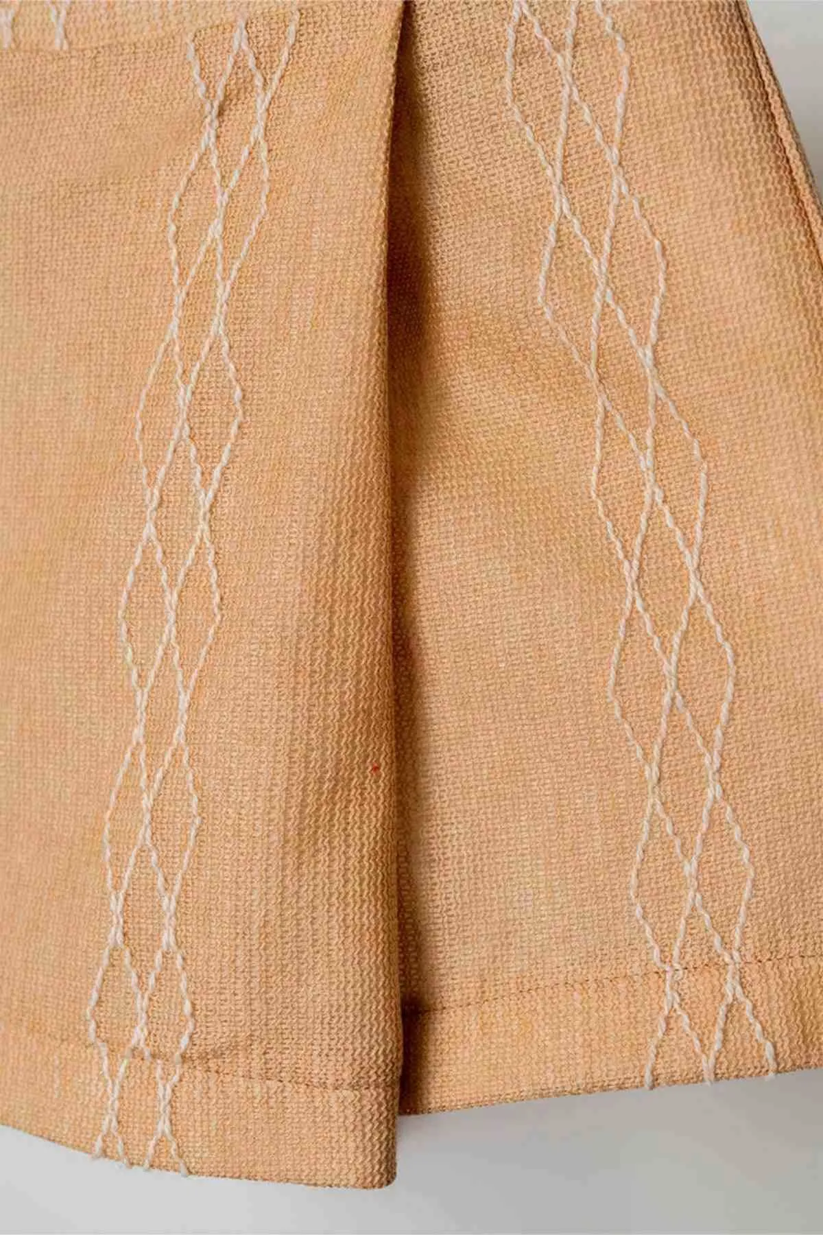 4-8 Yaş Makaron Kız Çocuk Şort Etek-Vizon