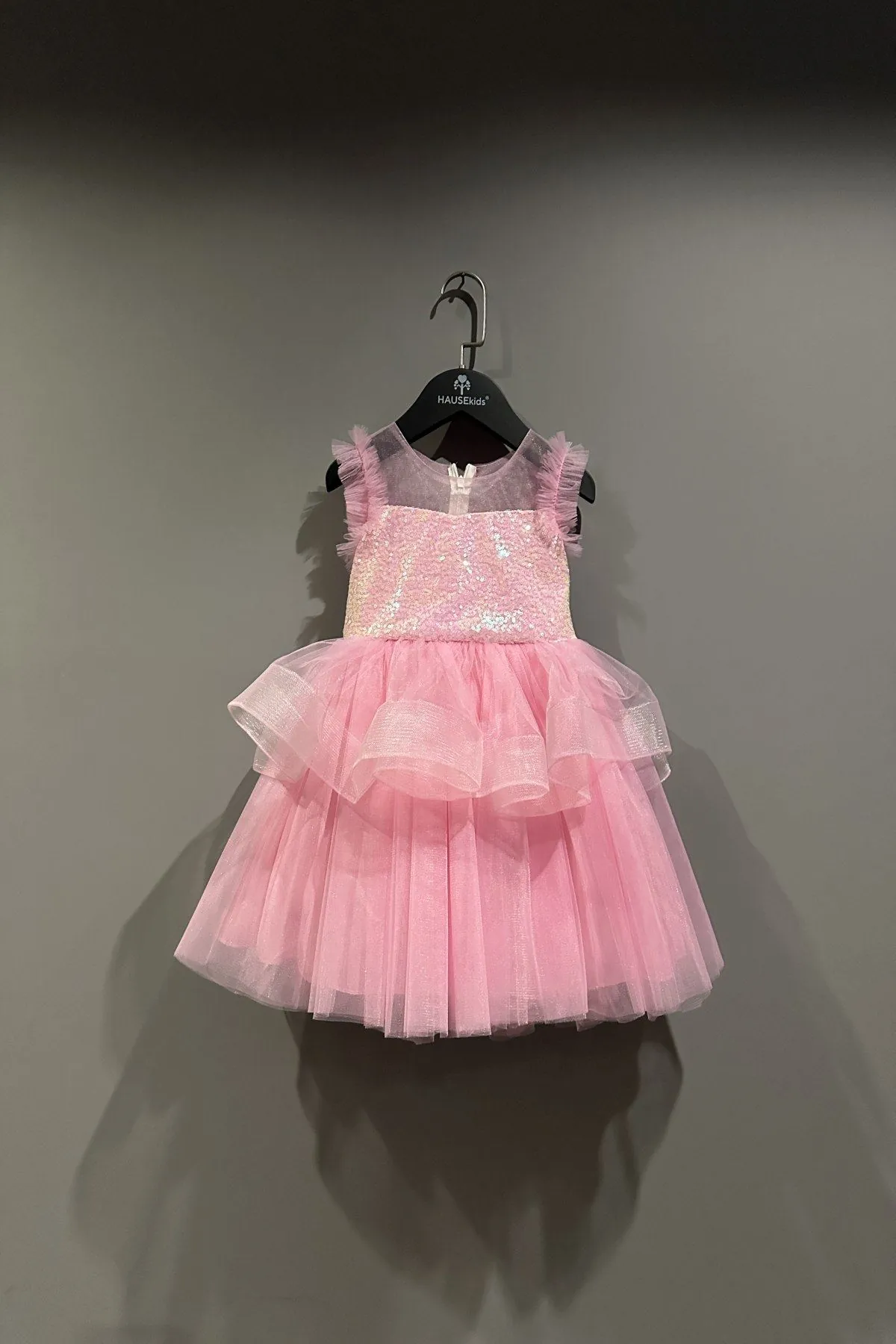 2-8 Yaş Isabelle Design Kız Çocuk Abiye-Pembe