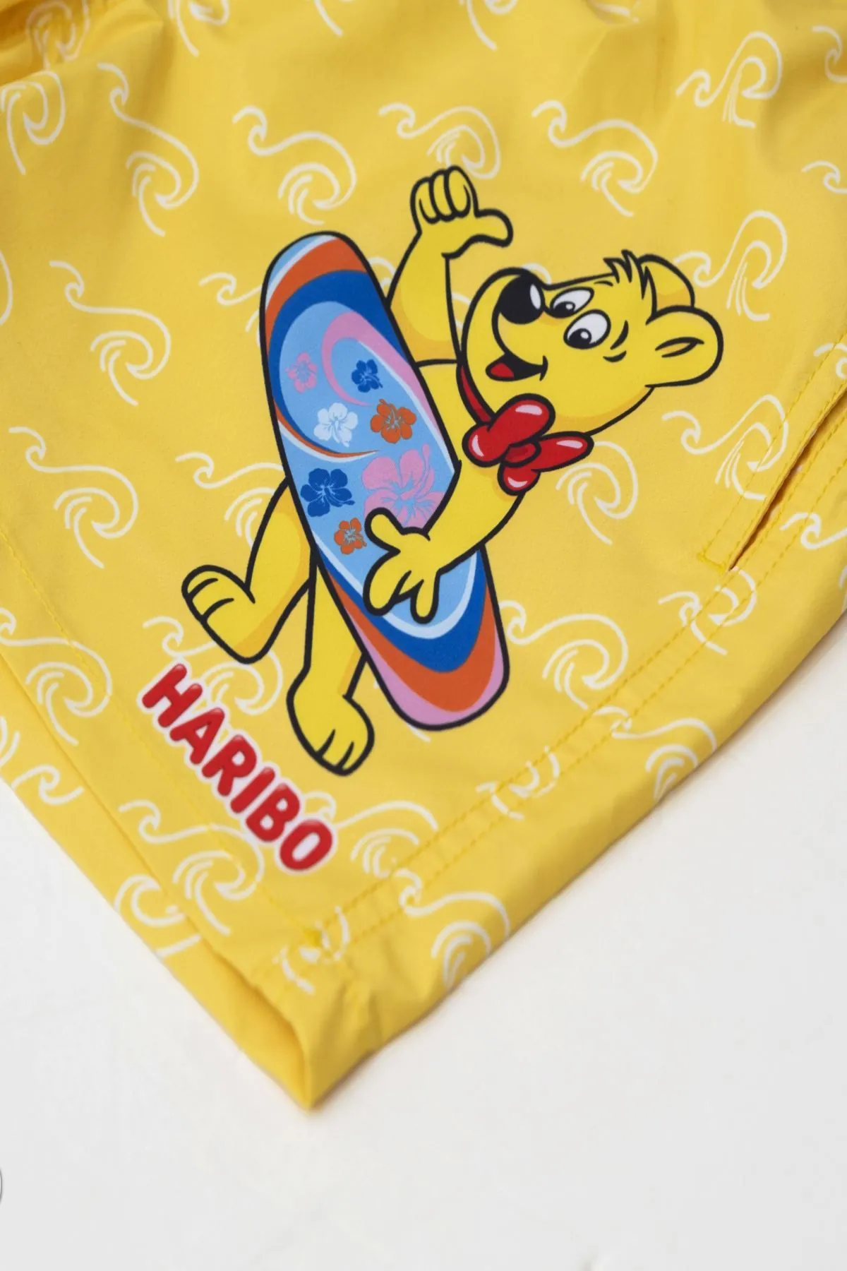 5-12 Yaş Lisanslı Haribo Erkek Çocuk Şort Mayo-Sarı