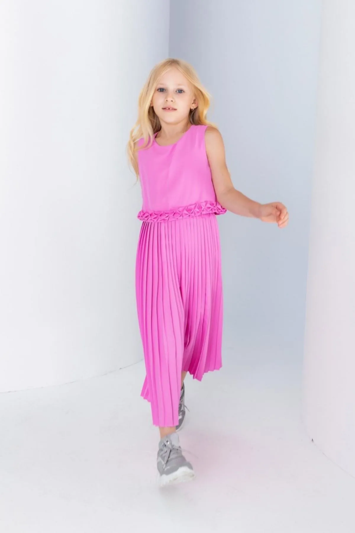 8-15 Yaş Bounds Rumper Kız Çocuk Tulum-Pembe