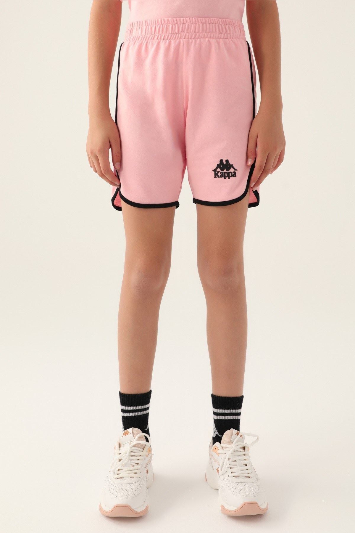 5-16 Yaş Lisanslı KAPPA Kız Çocuk Şort-Pembe