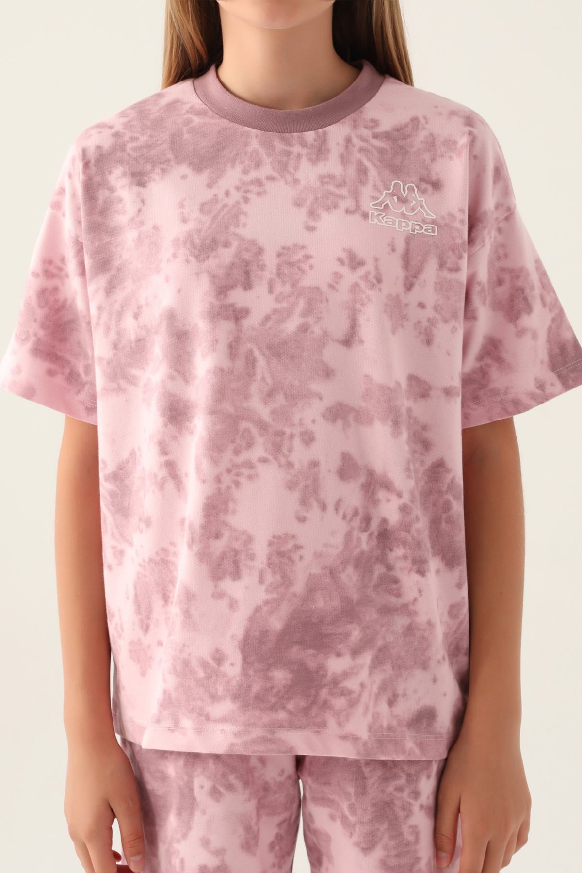 5-16 Yaş Lisanslı KAPPA Kız Çocuk T-Shırt-Pembe