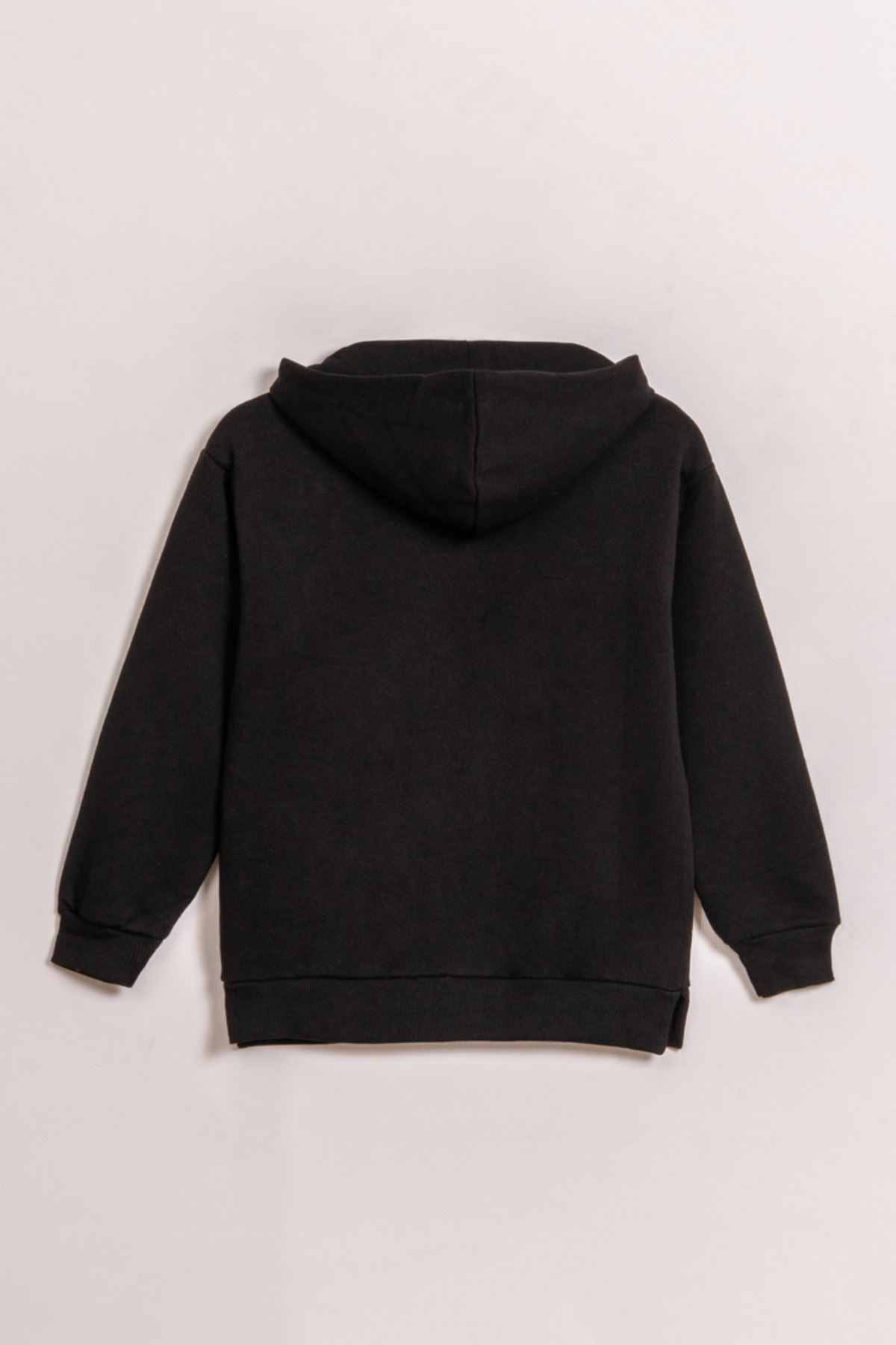 8-15 Yaş D'Cavalle Loccano Unısex Çocuk Sweat-Siyah