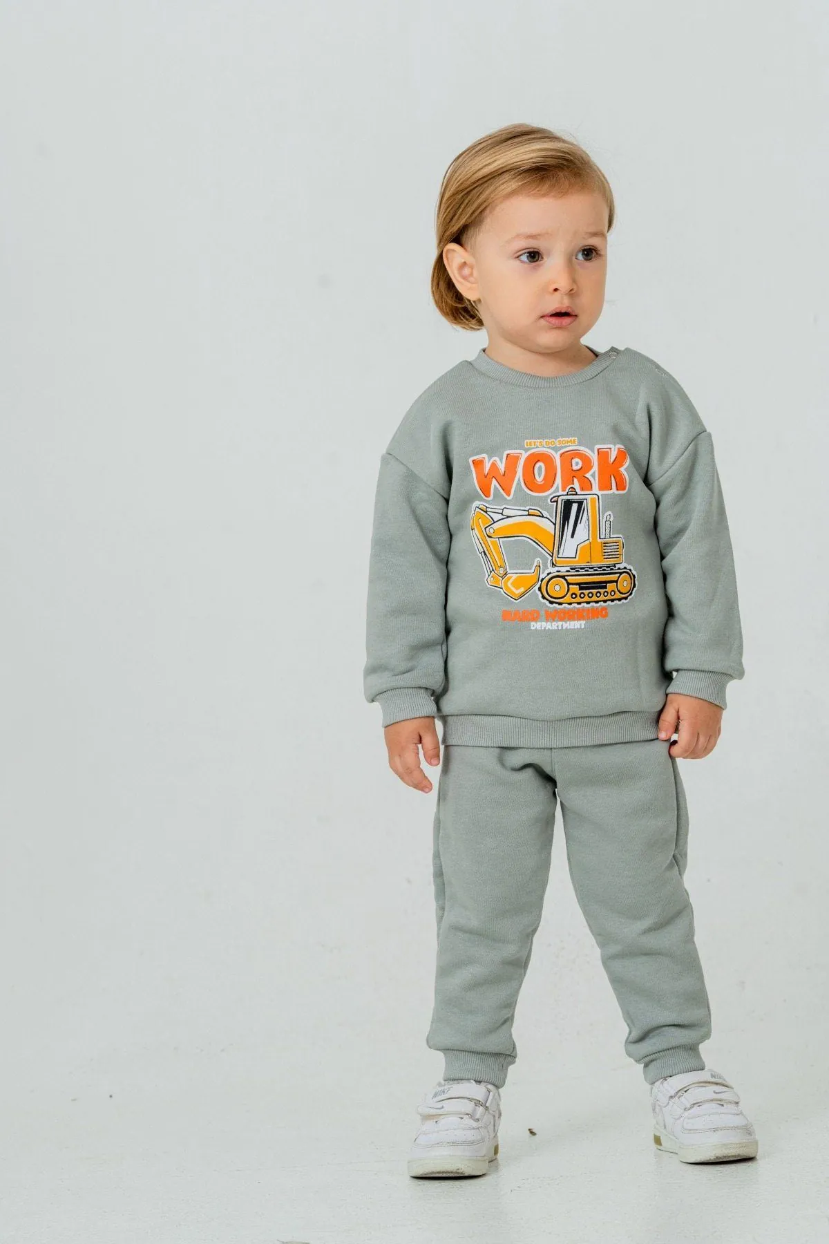 9-24 Aylık Nature Work Erkek Bebek Takım-Yeşil