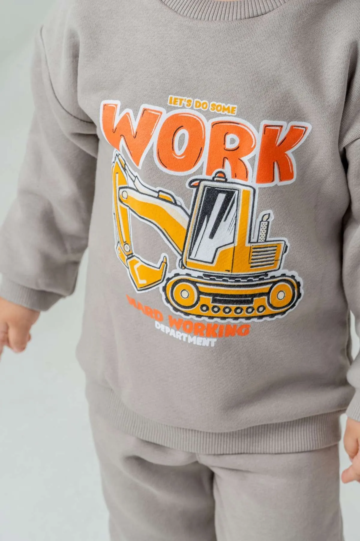 9-24 Aylık Nature Work Erkek Bebek Takım-Uzay Grisi