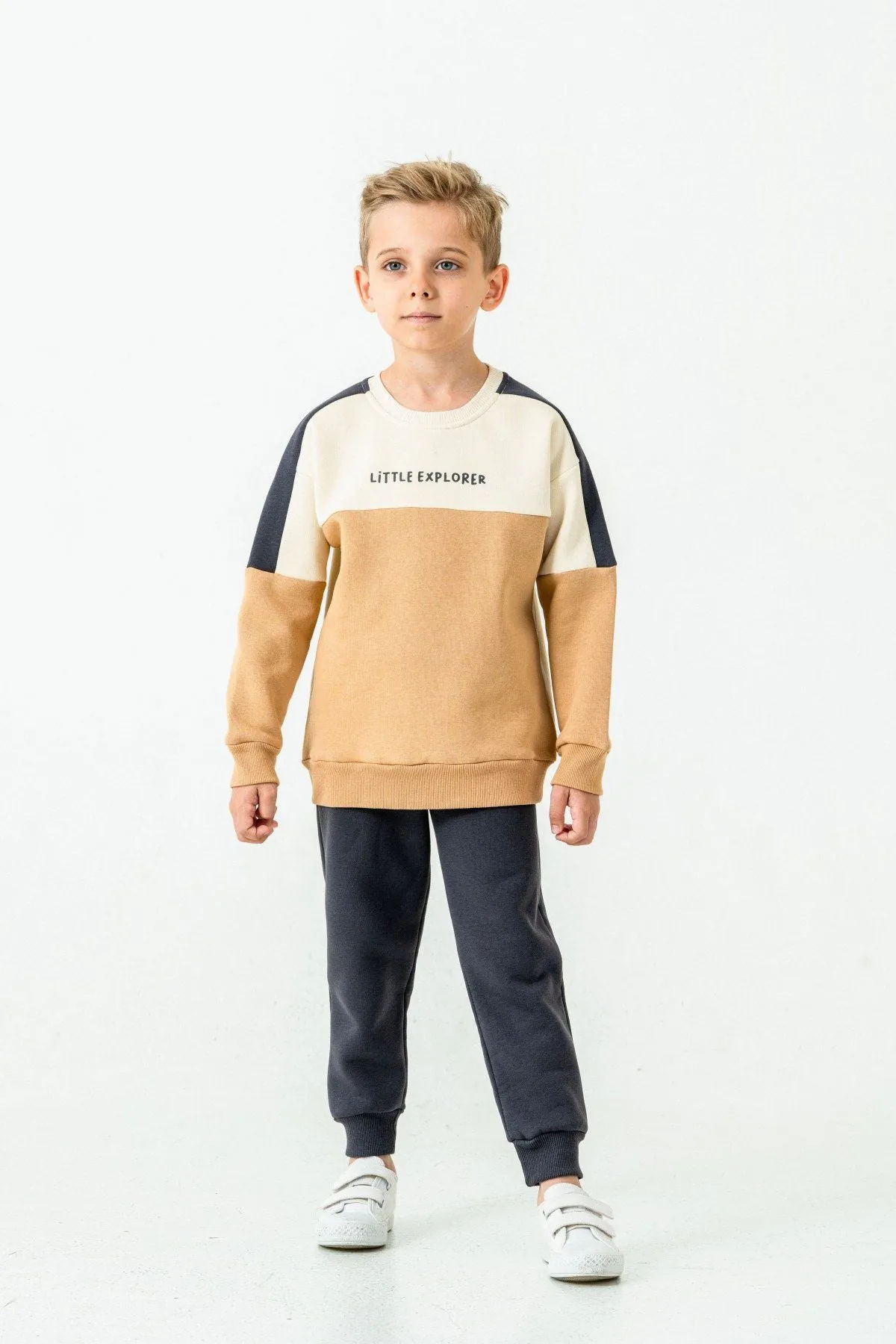 1-6 Yaş Litte Explorer Erkek Çocuk Takım-Latte