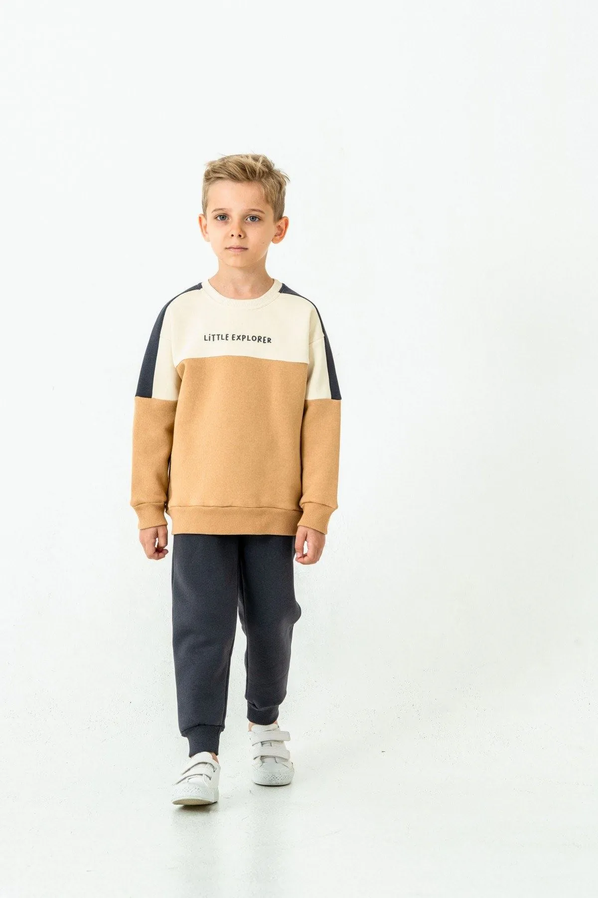 1-6 Yaş Litte Explorer Erkek Çocuk Takım-Latte