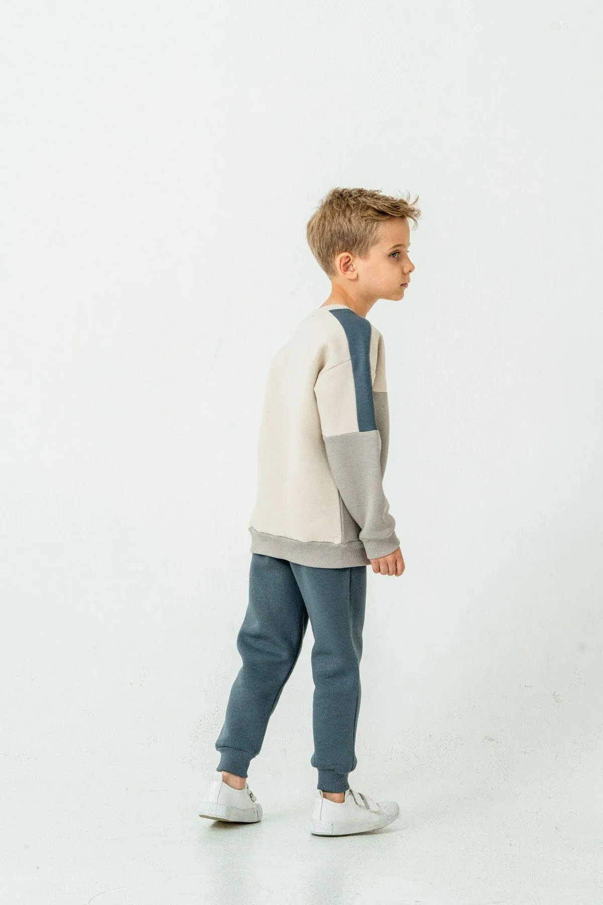 1-6 Yaş Litte Explorer Erkek Çocuk Takım-Uzay Grisi